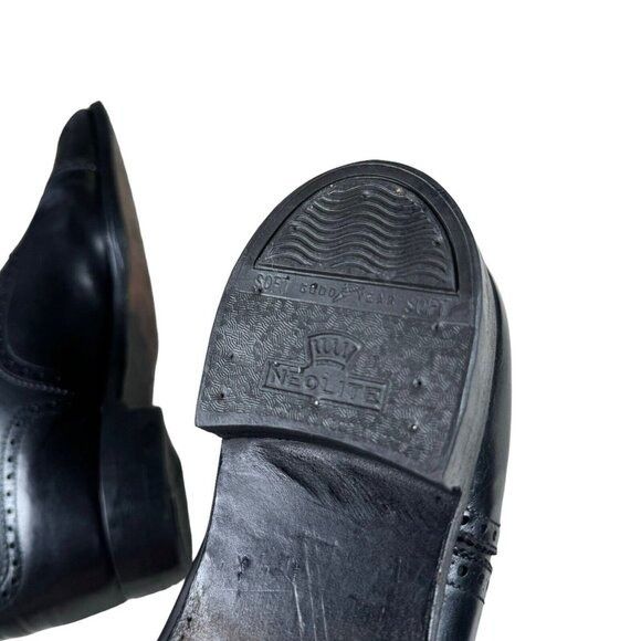 Brooks Brothers Brooks Brothers Peal & Co Made in England Black Leather Oxfo Size US 10 / EU 43 - 15 Thumbnail
