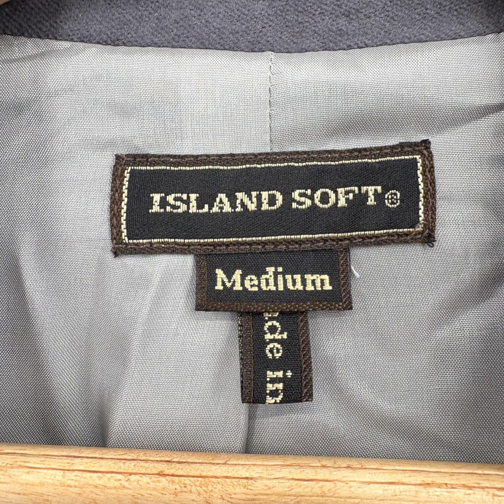 Tommy Bahama Tommy Bahama Island Soft Blazer Mens M Gray Faux Suede Sport Coat Italian Jacket/Coat Size 40R - 4 Thumbnail