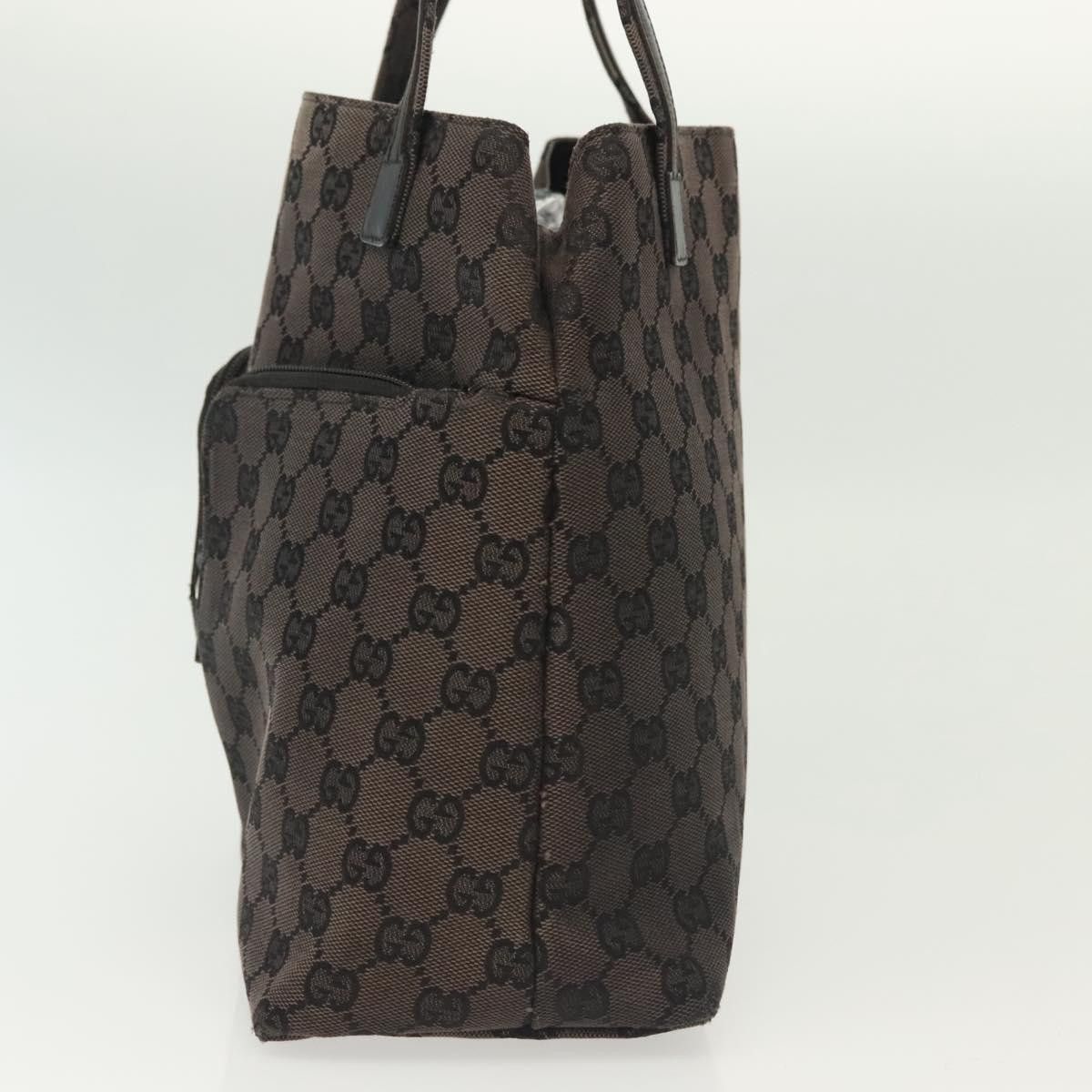 Gucci GUCCI GG Canvas Tote Bag Black Silver 002 1076 002 1076 Size ONE SIZE - 4 Thumbnail