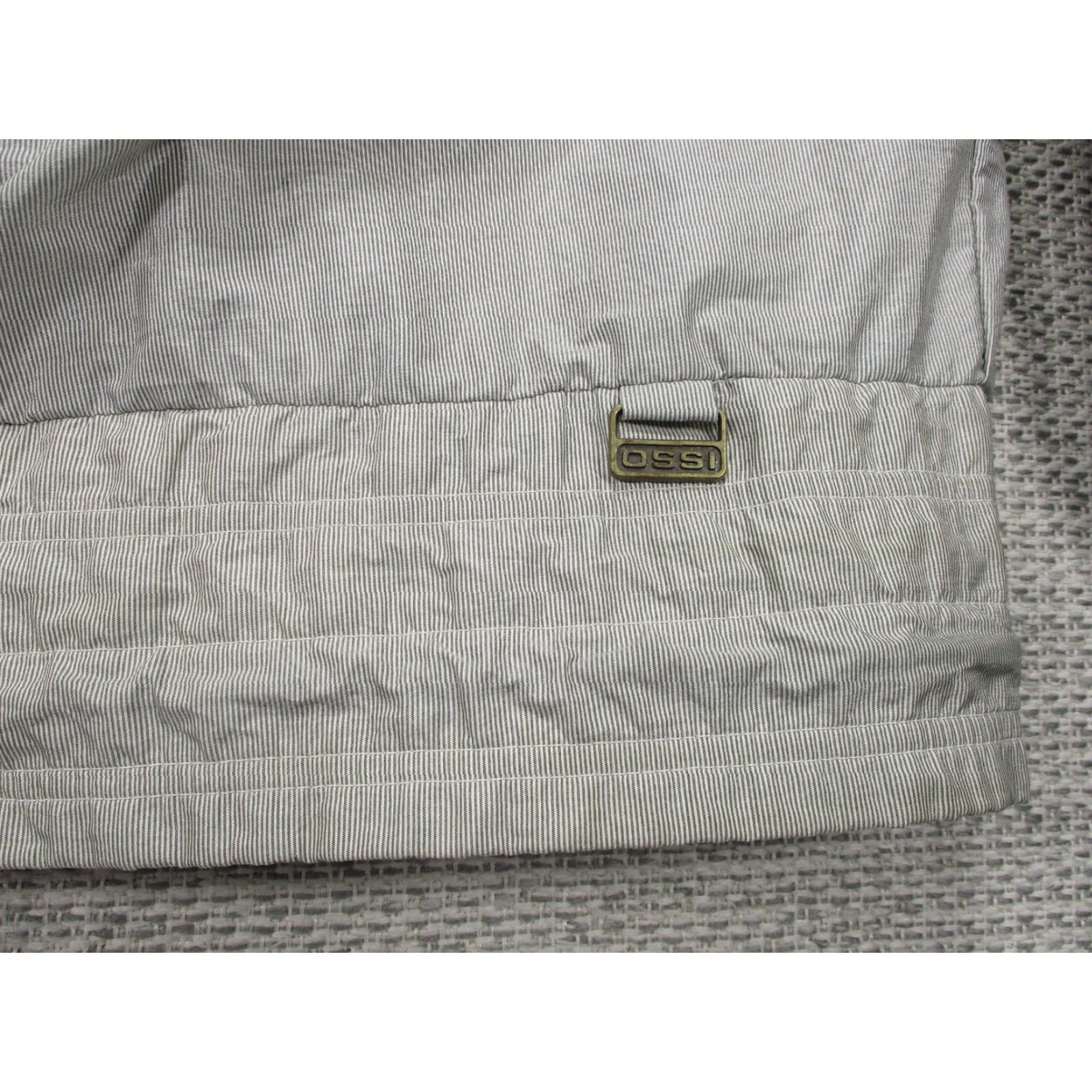 Vintage VINTAGE OSSI Skiwear Jacket Womens M Front Pouch Stand Up Collar Gray Striped 1/4 Zip Pocket Wind-Resistant Insulated Size M / US 6-8 / IT 42-44 - 6 Thumbnail