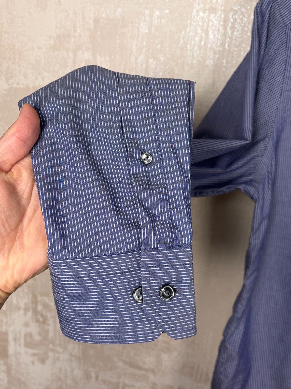 Eton Eton Contemporary Striped Long Sleeve Dress Shirt Size US L / EU 52-54 / 3 - 12 Thumbnail