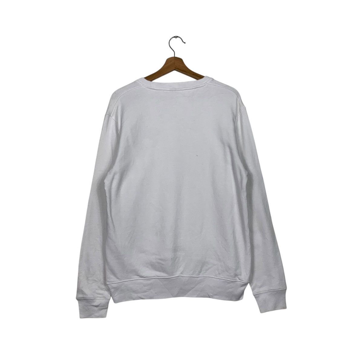 Converse CONVERSE All Star Logo White Crewneck Sweatshirt #1553-C70 Size US L / EU 52-54 / 3 - 7 Thumbnail