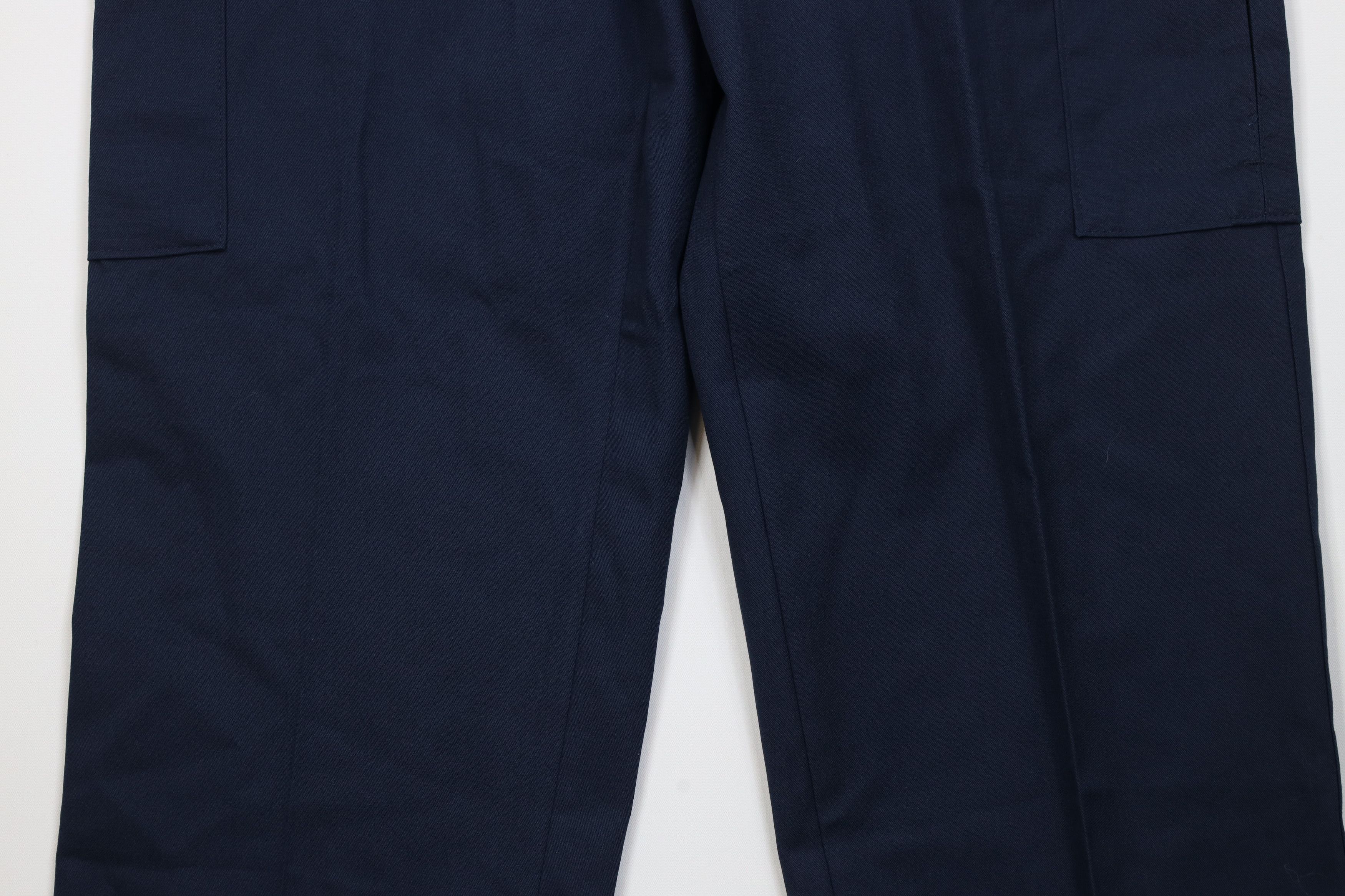 Vintage Vinage 90s Y2K Streetwear Wide Leg Cargo Pants Navy Blue Size US 38 / EU 54 - 3 Thumbnail