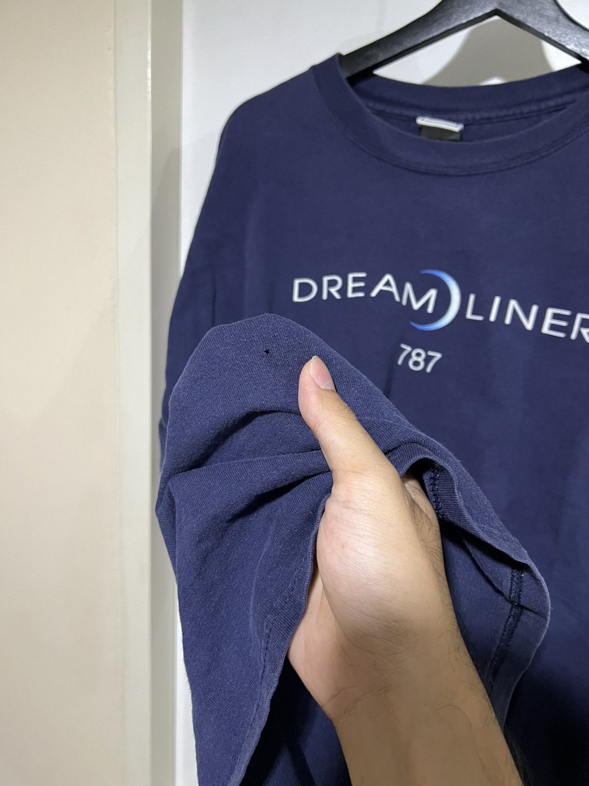 Vintage Faded Vintage Boeing 787 Dream Liner Tees Size US XXL / EU 58 / 5 - 6 Thumbnail