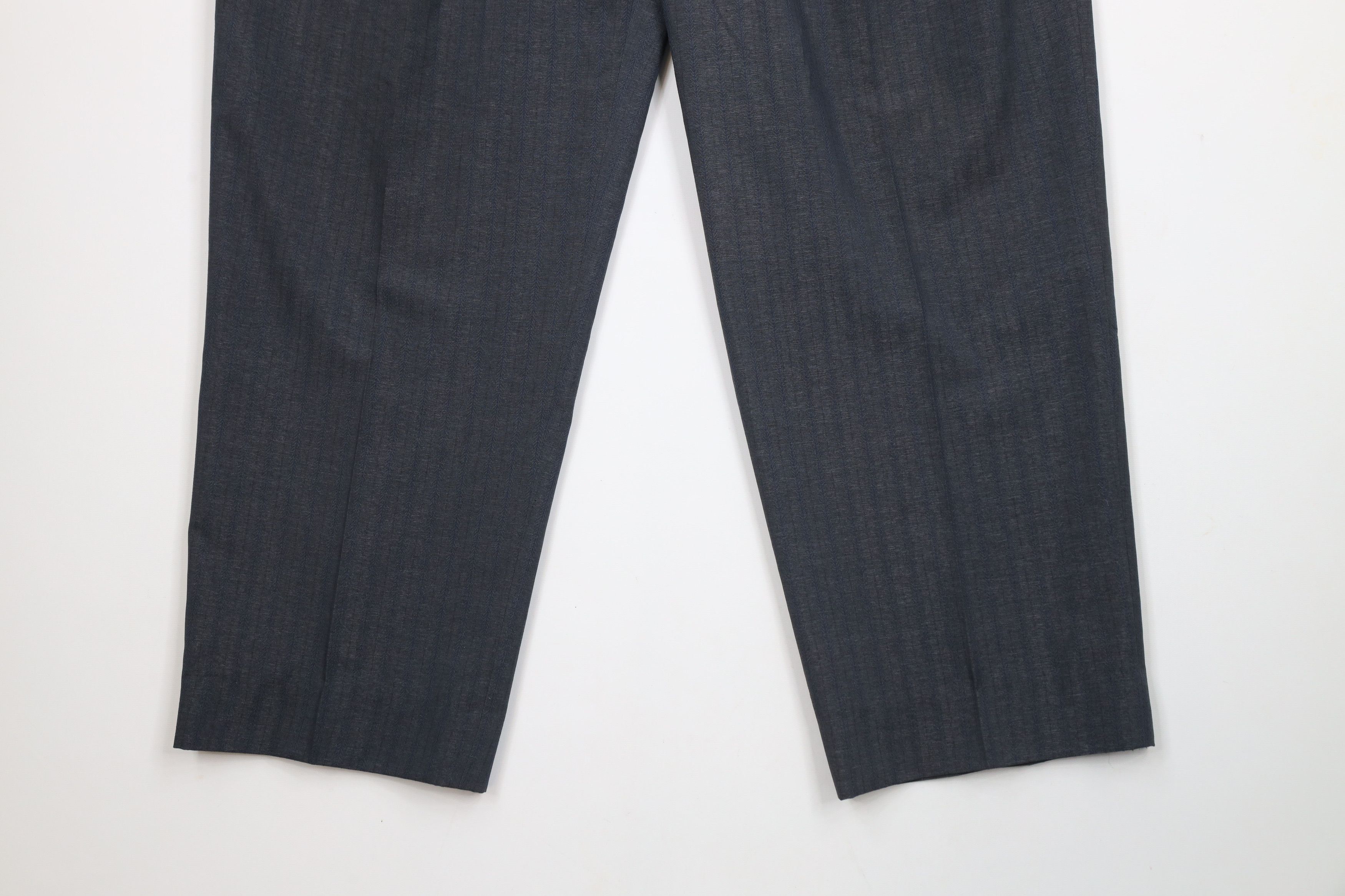 Vintage Vintage 90s Streetwear Striped Wide Leg Chino Pants Trousers Size 38 - 4 Thumbnail