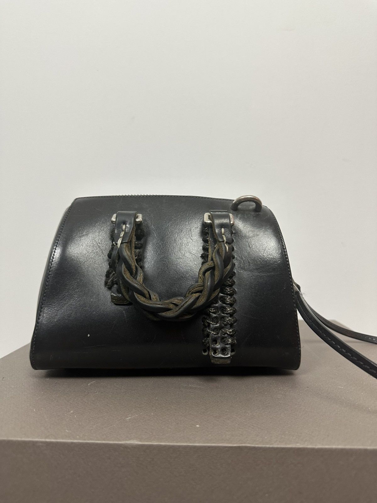 Rick Owens FW18 ‘SISYPHUS’ Braided Strap Doctor Bag Size ONE SIZE - 4 Thumbnail