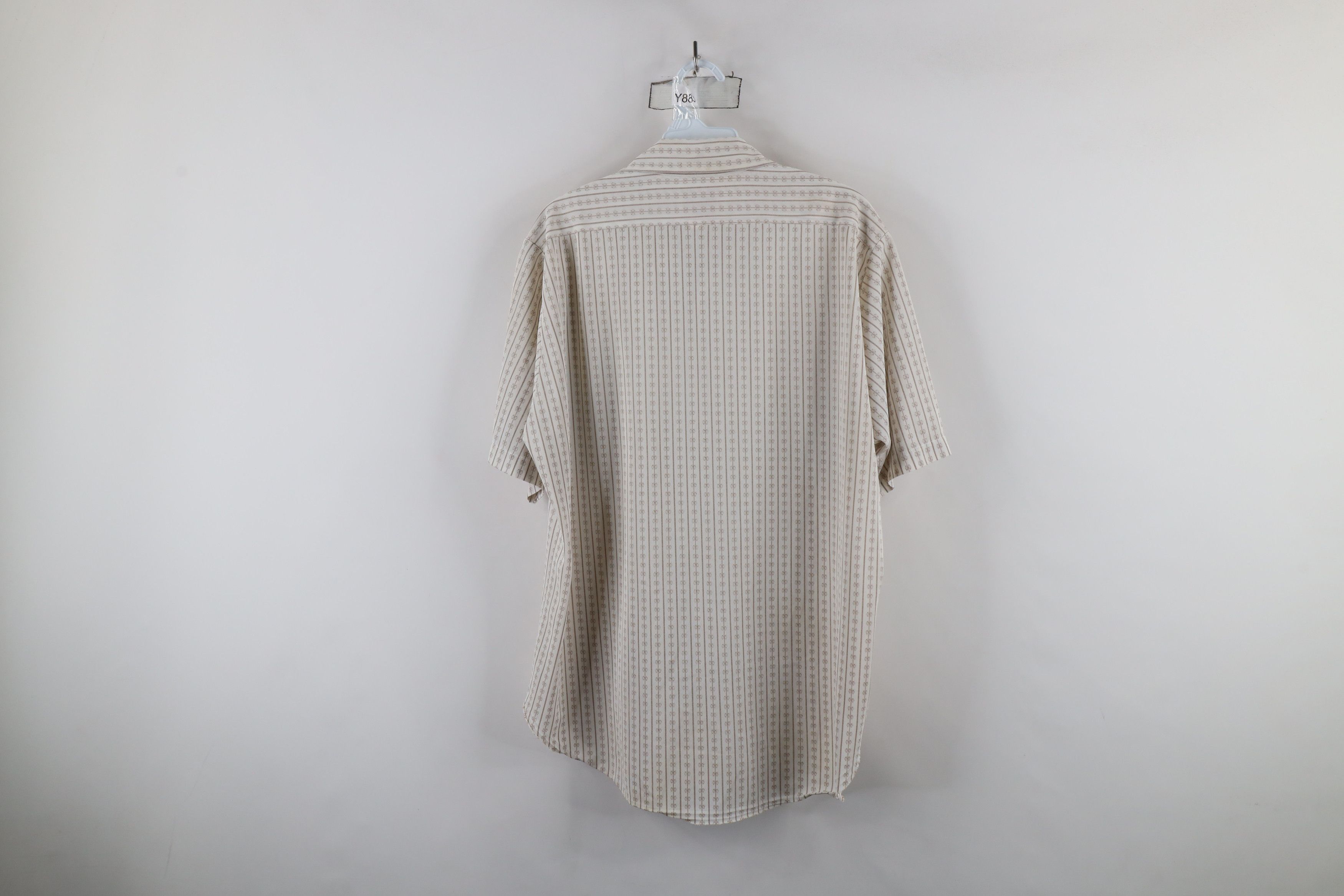 Vintage Vintage 70s Streetwear Knit Collared Button Shirt USA Size US M / EU 48-50 / 2 - 13 Thumbnail