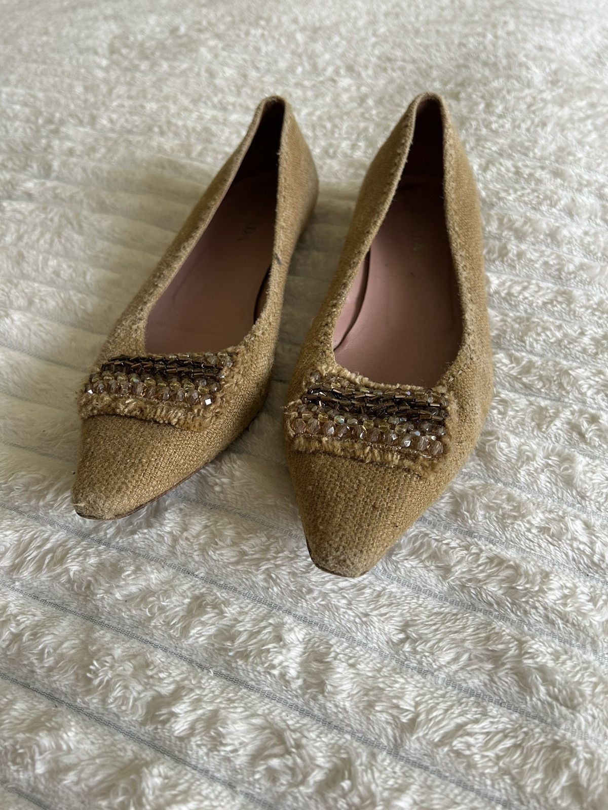 Prada Prada Luxury Brown Wool Smoking Slippers Size 41 Size US 11 / IT 41 - 4 Thumbnail