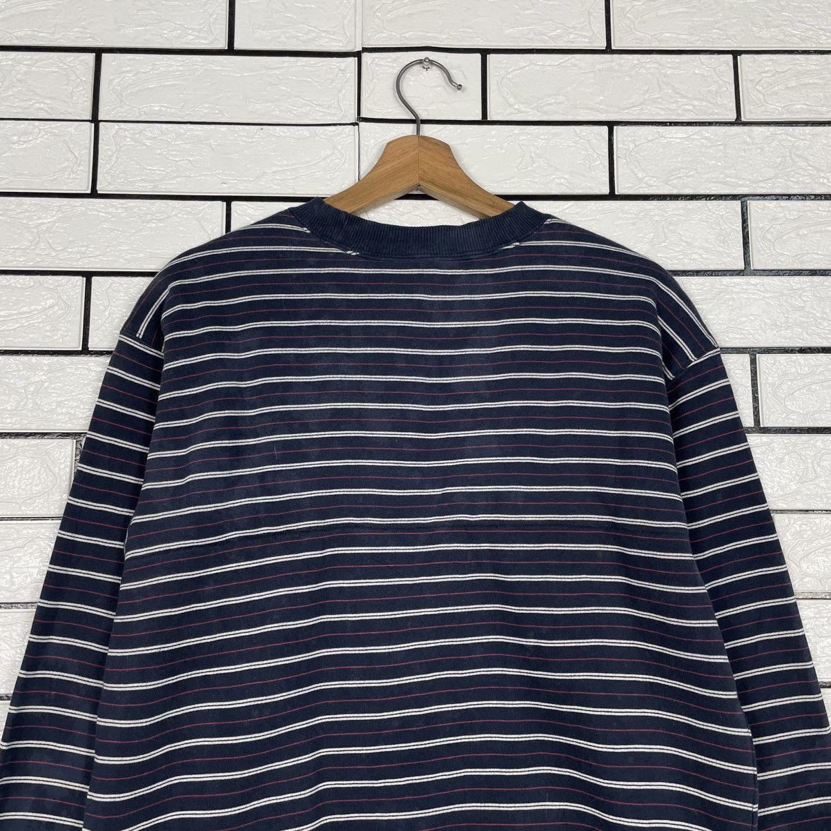 Japanese Brand Iy Basic Striped Sweatshirt Size US M / EU 48-50 / 2 - 8 Thumbnail