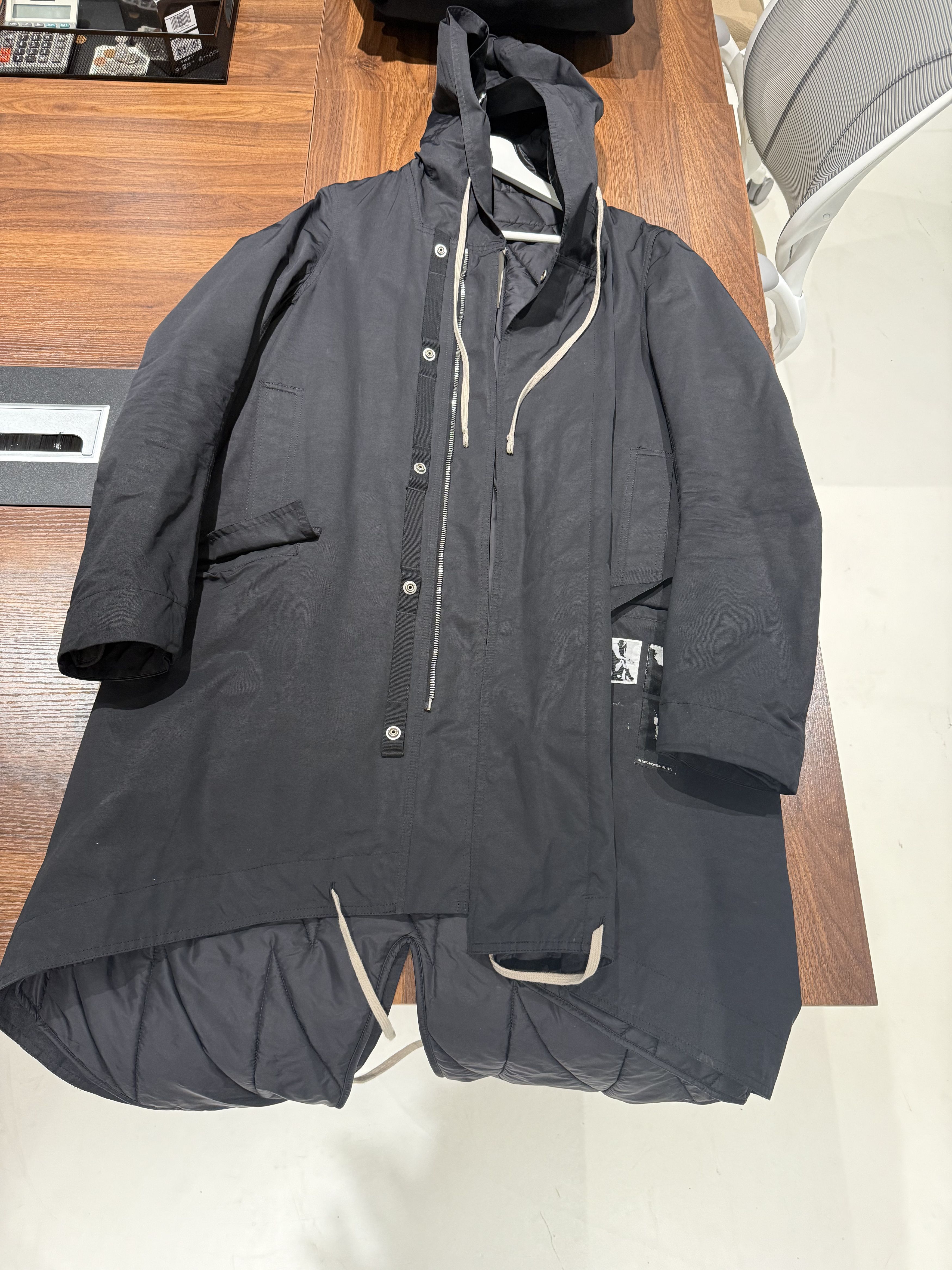 Rick Owens Drkshdw RICK OWENS DRKSHDW ZIP UP PADDED PARKA Size US XL / EU 56 / 4 - 1 Thumbnail