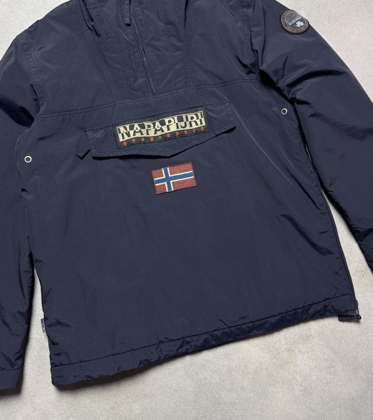 Napapijri Napapijri Rainforest Fleece Lined Anorak Jacket Logo Size US M / EU 48-50 / 2 - 4 Thumbnail