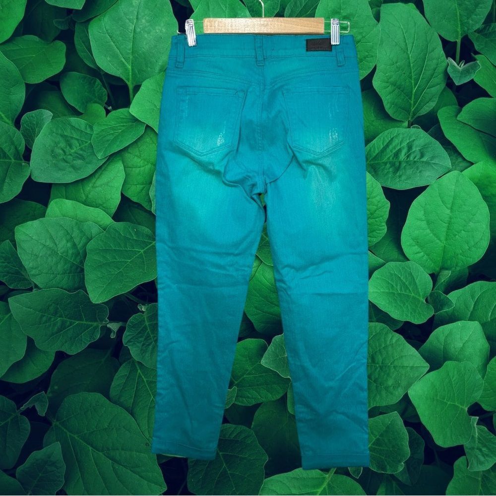 L&B L&B Lucky & Blessed Teal Jeans Size 6 Size 28" / US 6 / IT 42 - 2 Thumbnail
