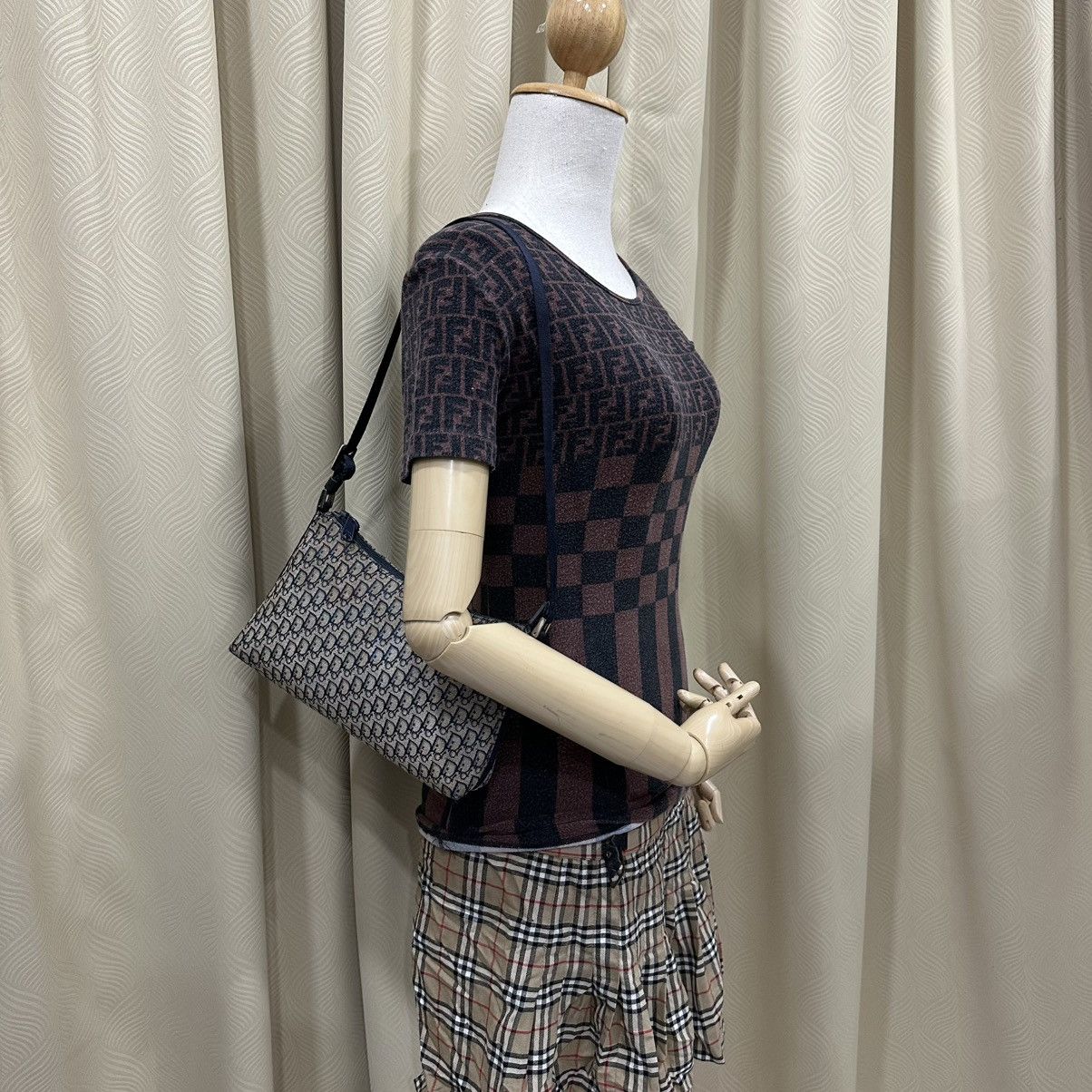 Dior ‼️LASTDROP‼️ CHRISTIAN DIOR OBLIQUE JACQUARD BAGUETTE BAG Size ONE SIZE - 13 Thumbnail