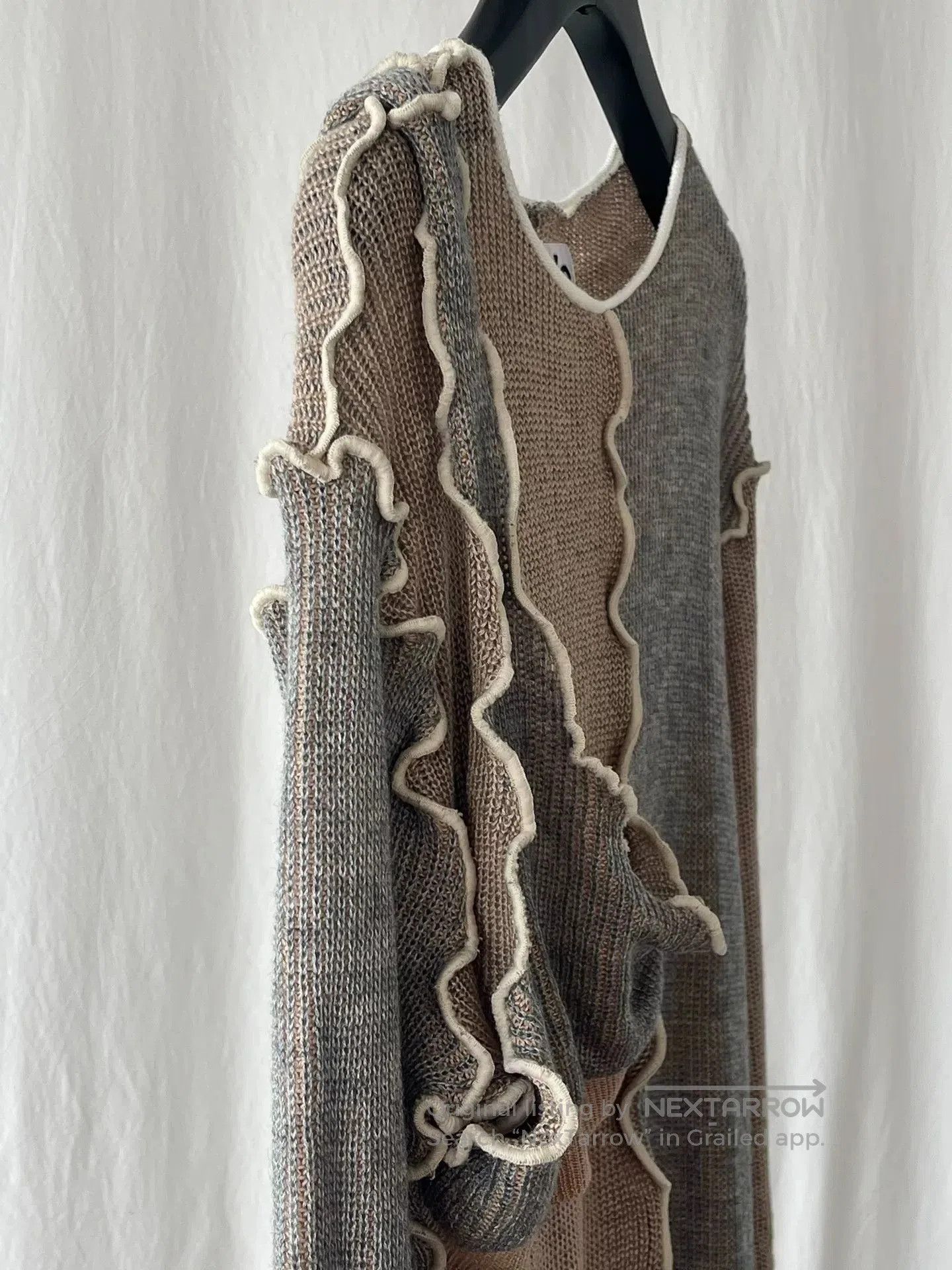 Koto Asymmetrical Knit Dress by kotohayokozawa. Size M / US 6-8 / IT 42-44 - 7 Thumbnail