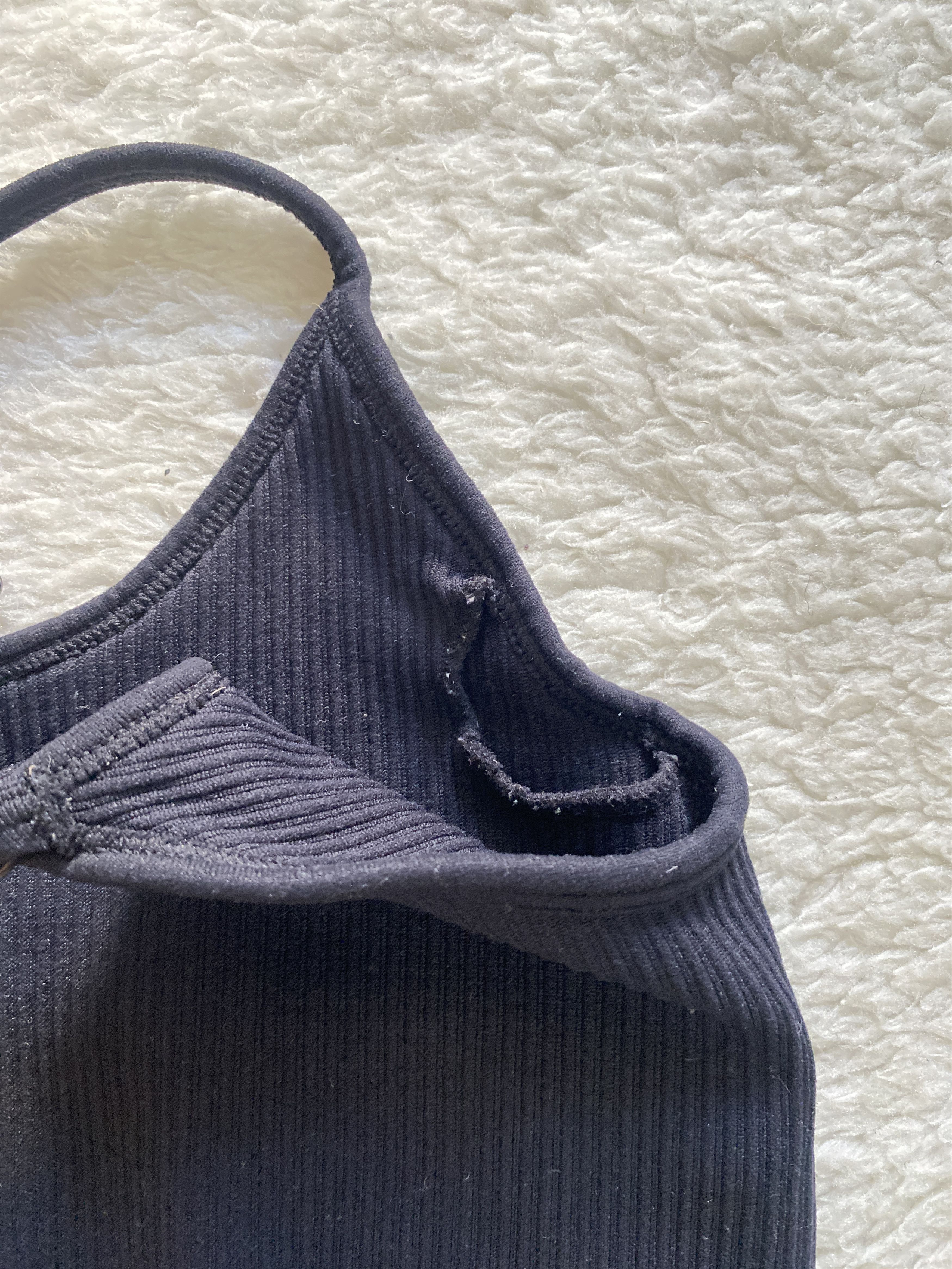 Other OQQ Women’s Ribbed Scoop Neck Sports Bra Size S / US 4 / IT 40 - 3 Thumbnail