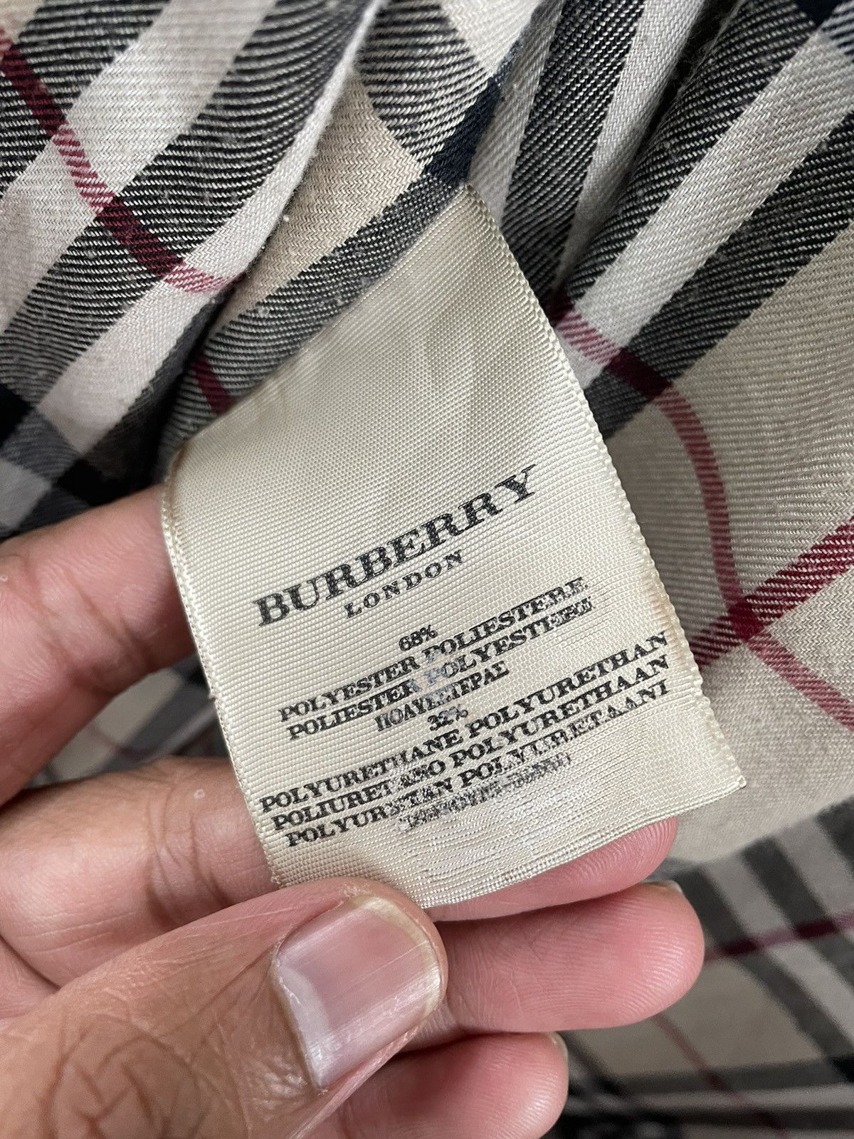Burberry BURBERRY TRENCH COAT BELTED OVERCOAT CHECKERED PLAID Size US M / EU 48-50 / 2 - 9 Thumbnail