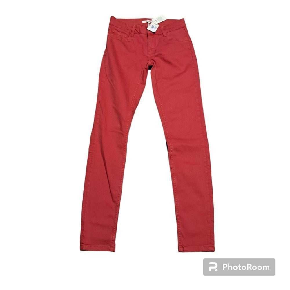 Maje Maje Broder Tomette Skinny Jeans Size 24 Red NWT Size 24" / US 00 / IT 34 - 13 Thumbnail