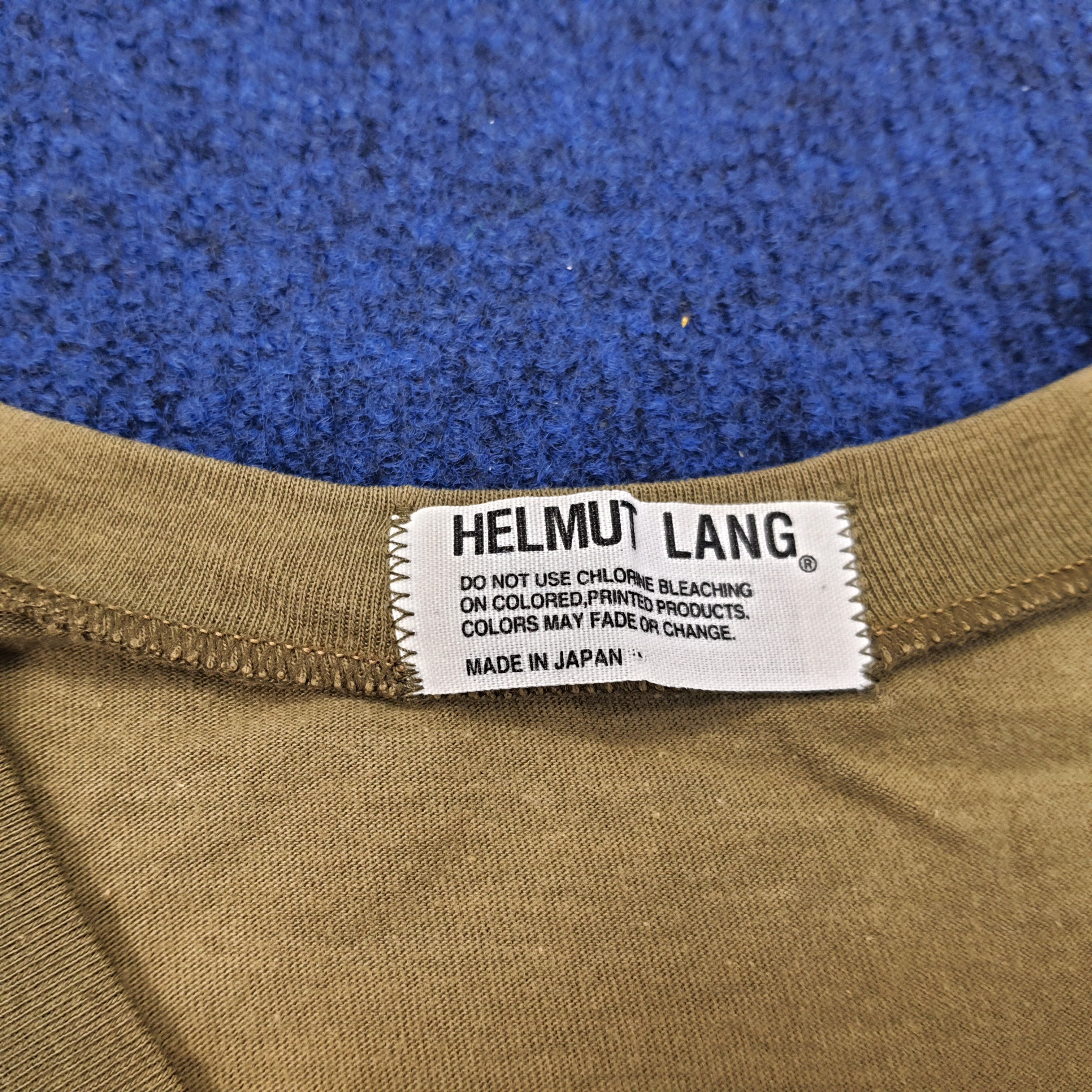 Helmut Lang × Vintage Vintage Helmut Lang Plain V Neck T-shirt Size US S / EU 44-46 / 1 - 3 Thumbnail