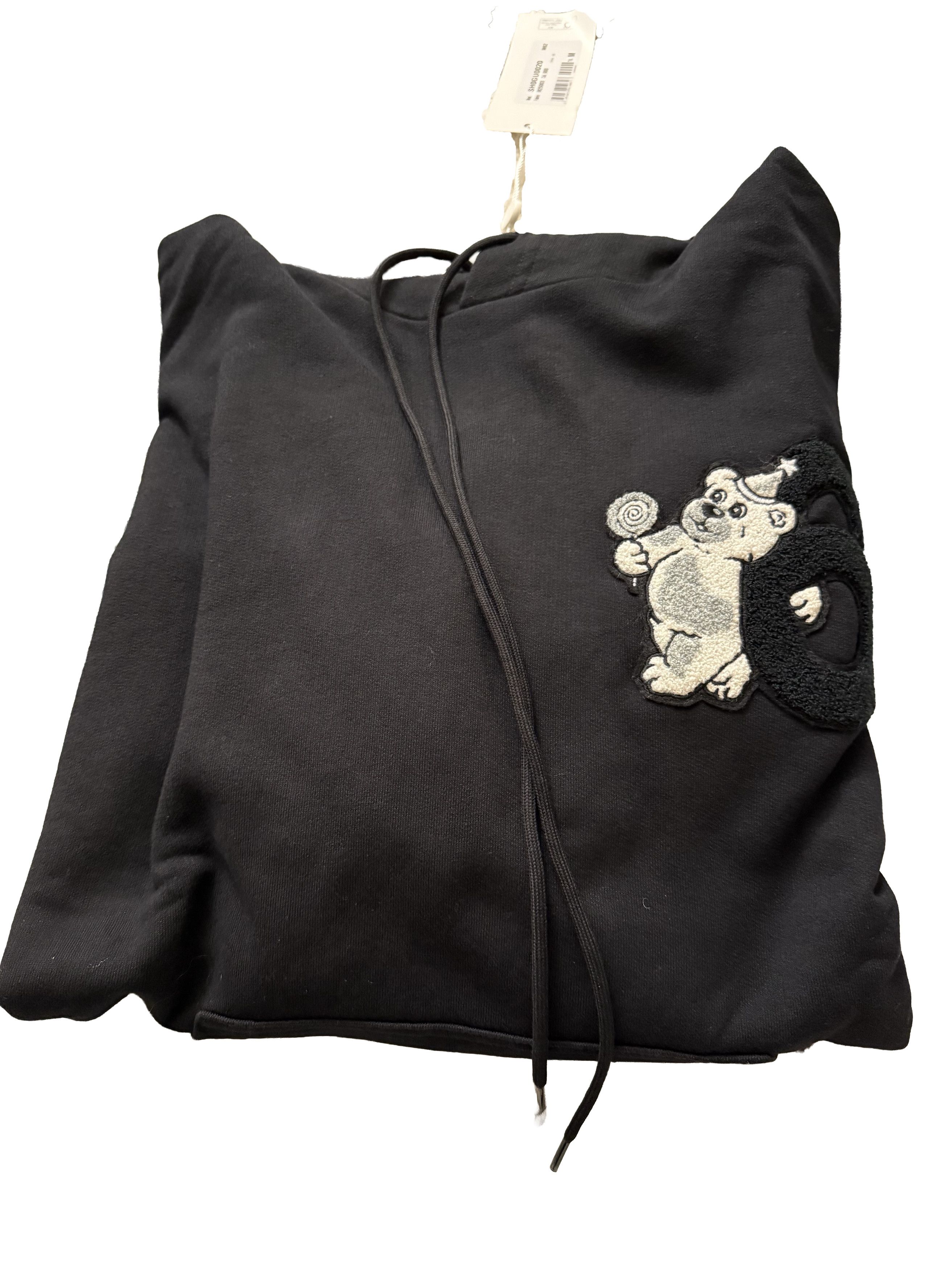 Maison Margiela MM6 Maison Margiela Black Teddy Bear Hoodie Size US M / EU 48-50 / 2 - 1 Thumbnail