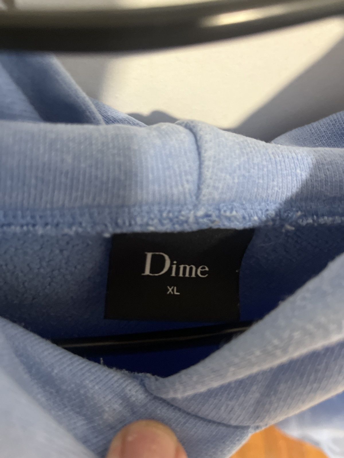 Dime Dime Baby blue plaid hoodie Size US XL / EU 56 / 4 - 2 Thumbnail