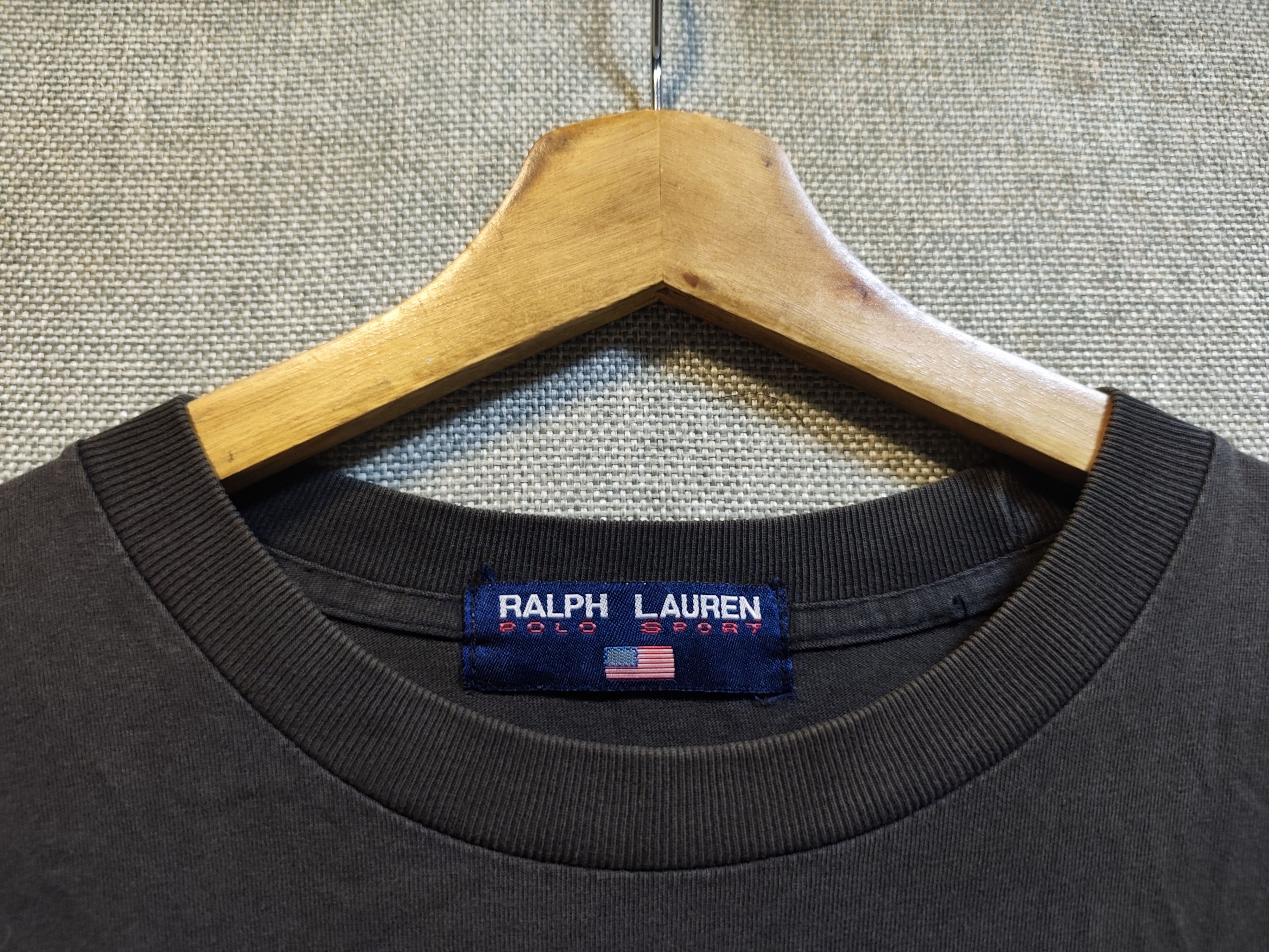 Polo Ralph Lauren Vintage 90s T Shirt Polo Sport Ralph Lauren Size US XL / EU 56 / 4 - 4 Thumbnail