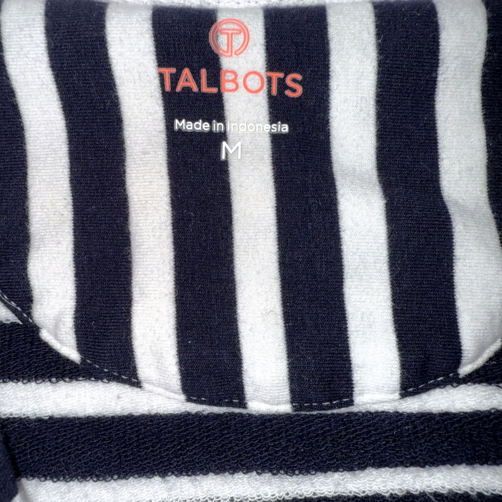 Talbots Talbots Full Zip Hoodie Women’s Size M Pink Black White Stripe Knit Top Shirt Hoodie Size M / US 6-8 / IT 42-44 - 5 Thumbnail