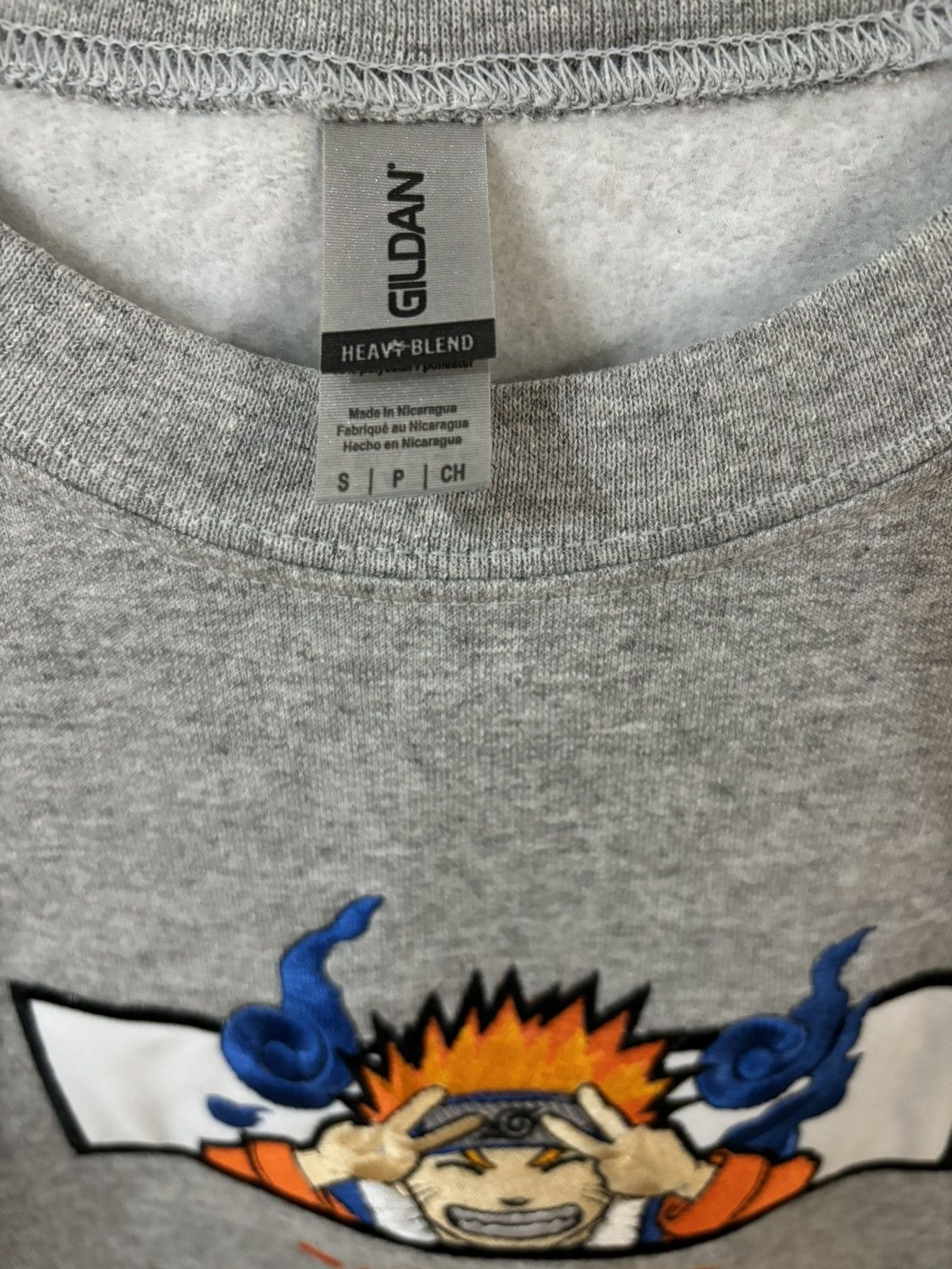 Gildan × Japanese Brand × Vintage Naruto Crewneck Sweater Size US S / EU 44-46 / 1 - 3 Thumbnail
