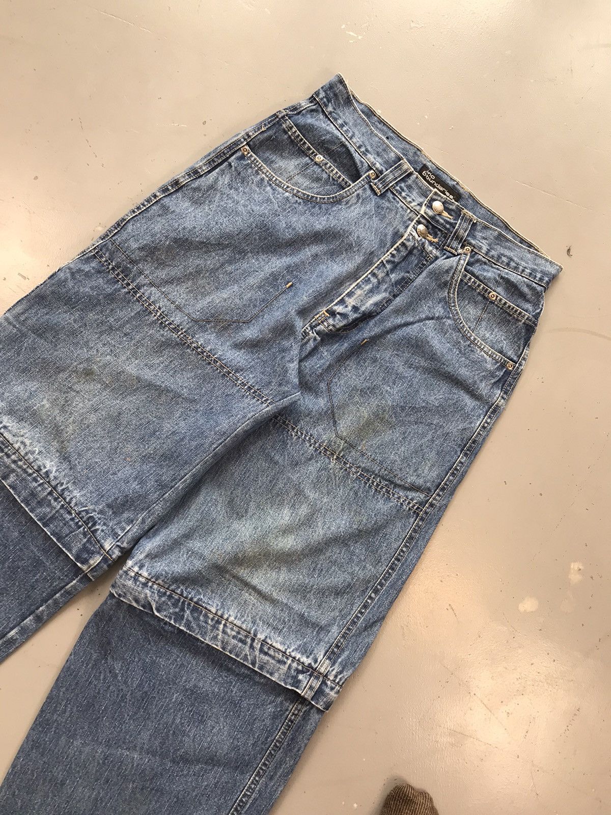 Designer × Vintage Y2K style Vintage no boundaries cargo denim pant Size US 30 / EU 46 - 4 Thumbnail
