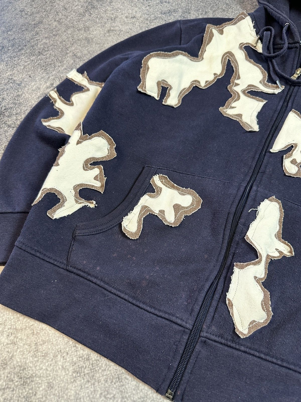 Polo Ralph Lauren Y2K Vintage Polo Ralph Lauren Custom Zip Up Hoodie Alt M Size US M / EU 48-50 / 2 - 3 Thumbnail
