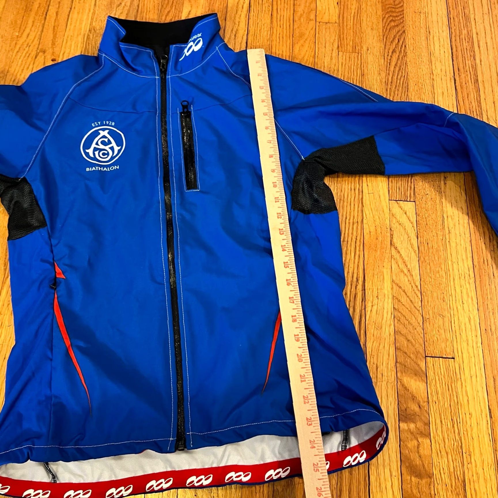 Vintage Podium Wear Jacket Womens Medium Biathalon ASC Zip Performance Blue Coat Track Jacket Womens M Blue ASC Zip Biathalon Performance"} Size M / US 6-8 / IT 42-44 - 7 Thumbnail