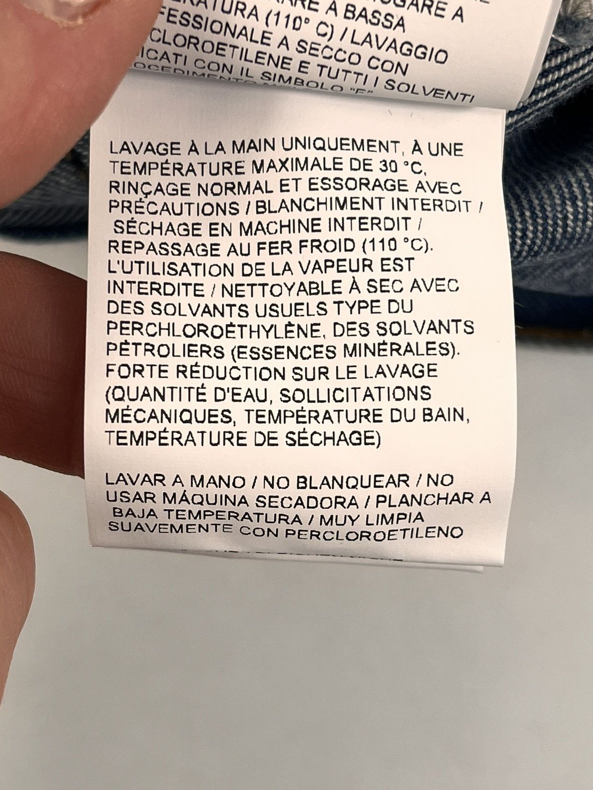 Off-White LOGO PLACK DENIM JEANS Size US 32 / EU 48 - 12 Thumbnail