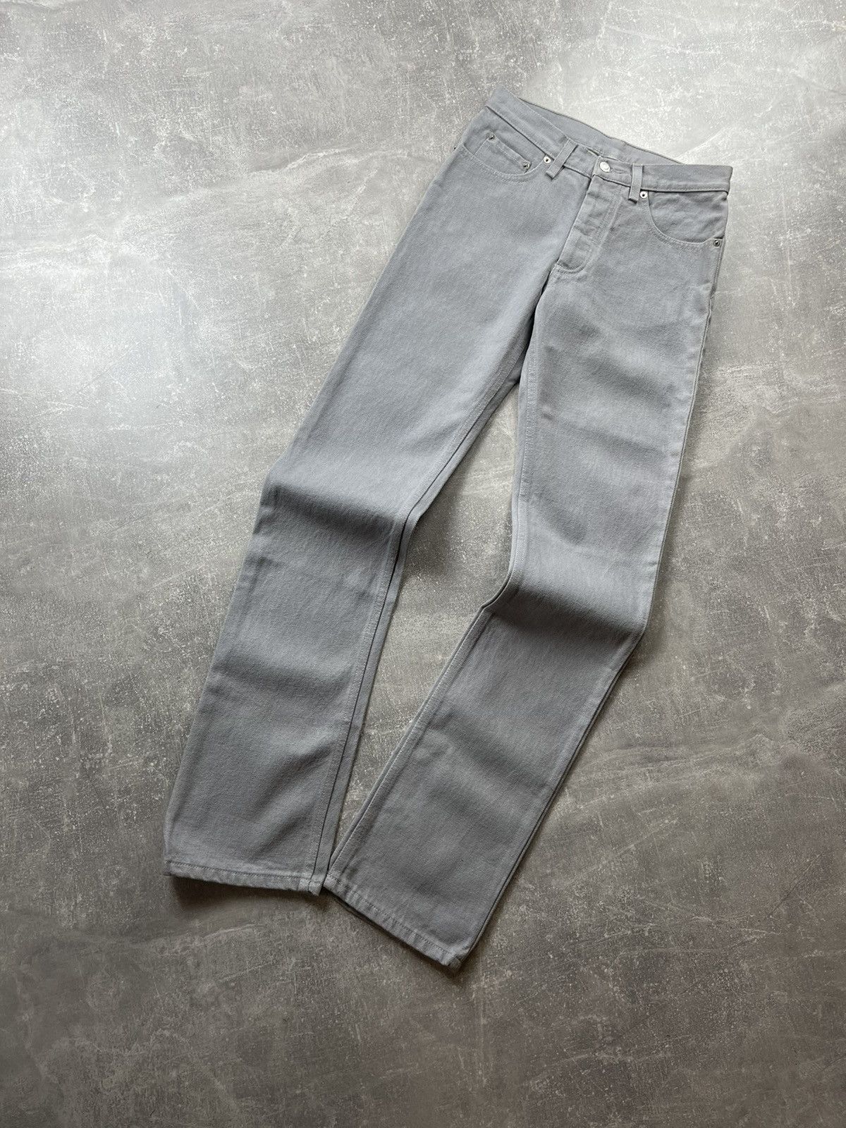 Helmut Lang Helmut Lang Vintage Gray Classic 5-Pocket Jeans Size US 26 / EU 42 - 5 Thumbnail
