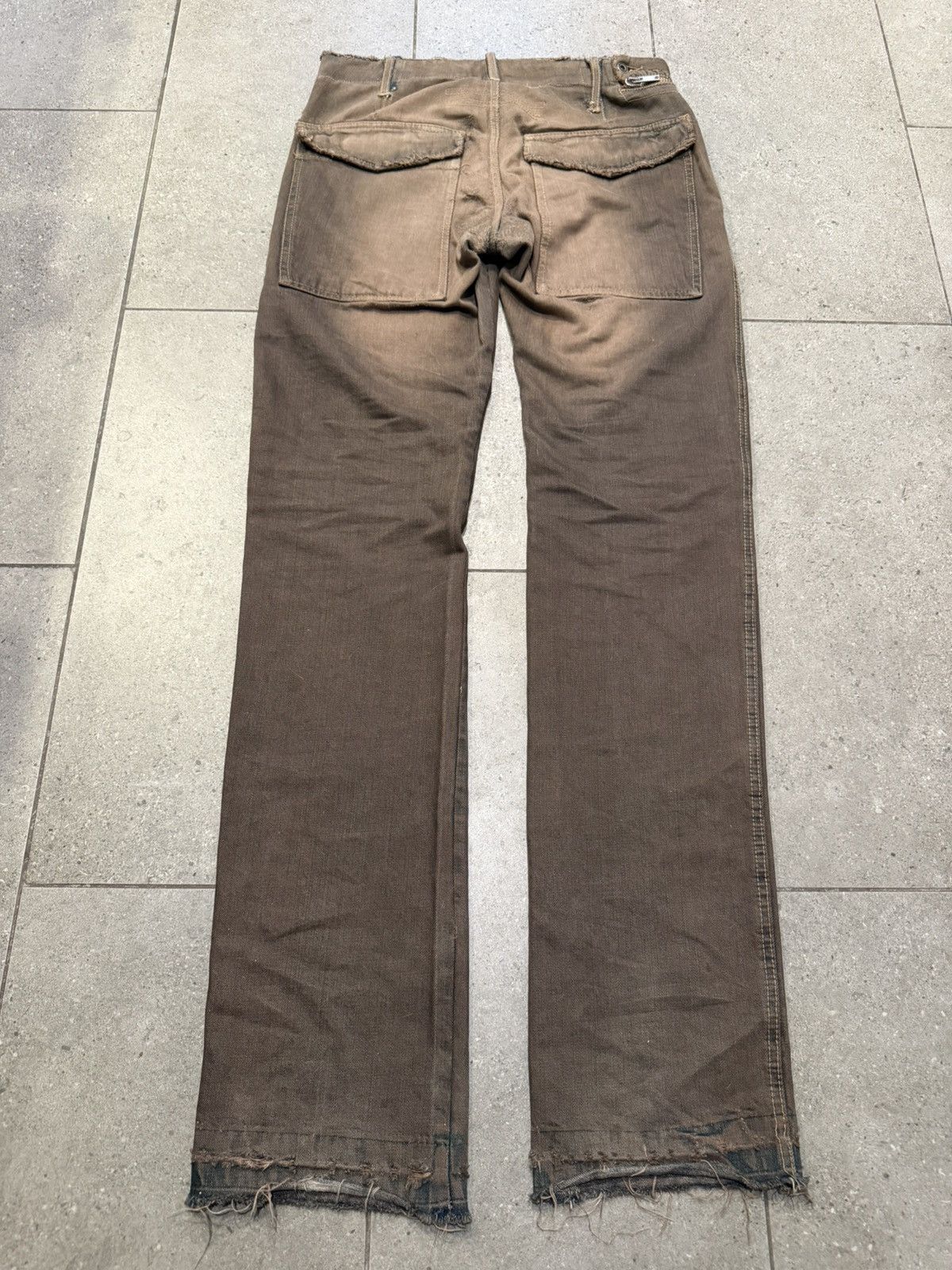 Rick Owens Rick Owens FW06 'DUSTULATOR' Mudwash Double Layer Aircuts Size US 31 - 3 Thumbnail