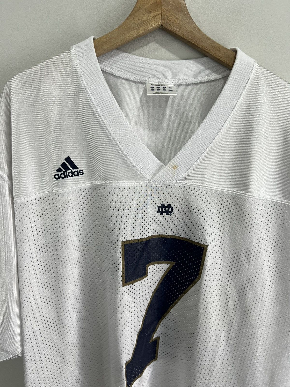 Adidas Vintage Notre Dame Football jersey xl Size US XL / EU 56 / 4 - 4 Thumbnail