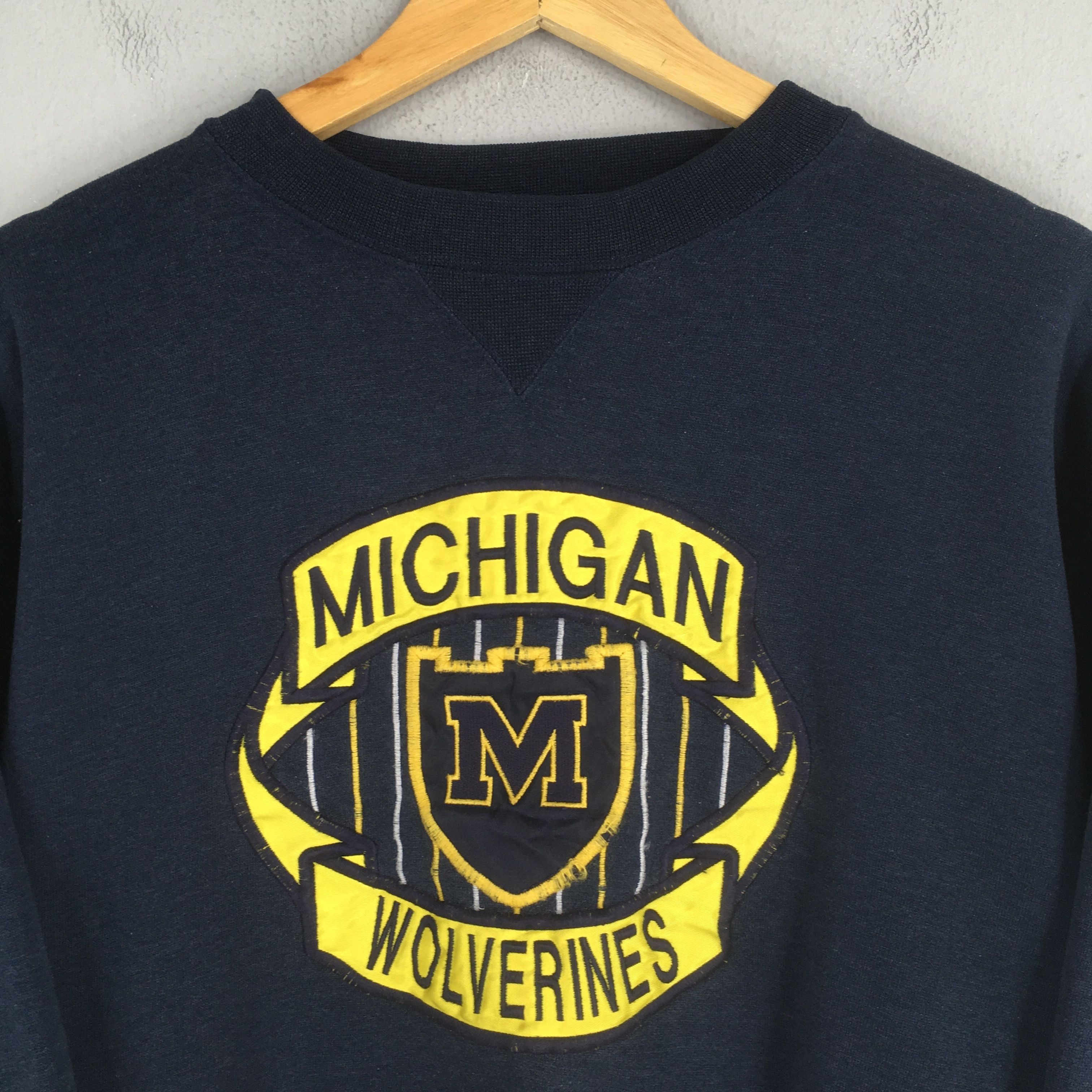 NCAA × Vintage Vintage Michigan Wolverines Umich Sweatshirt Large Size US L / EU 52-54 / 3 - 2 Thumbnail