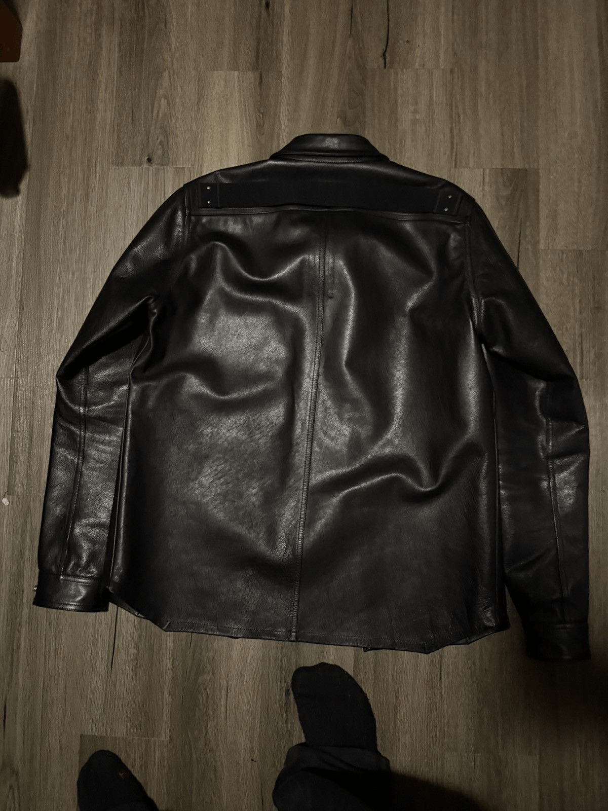 Rick Owens Rick owens leather overshirt Size US M / EU 48-50 / 2 - 2 Thumbnail