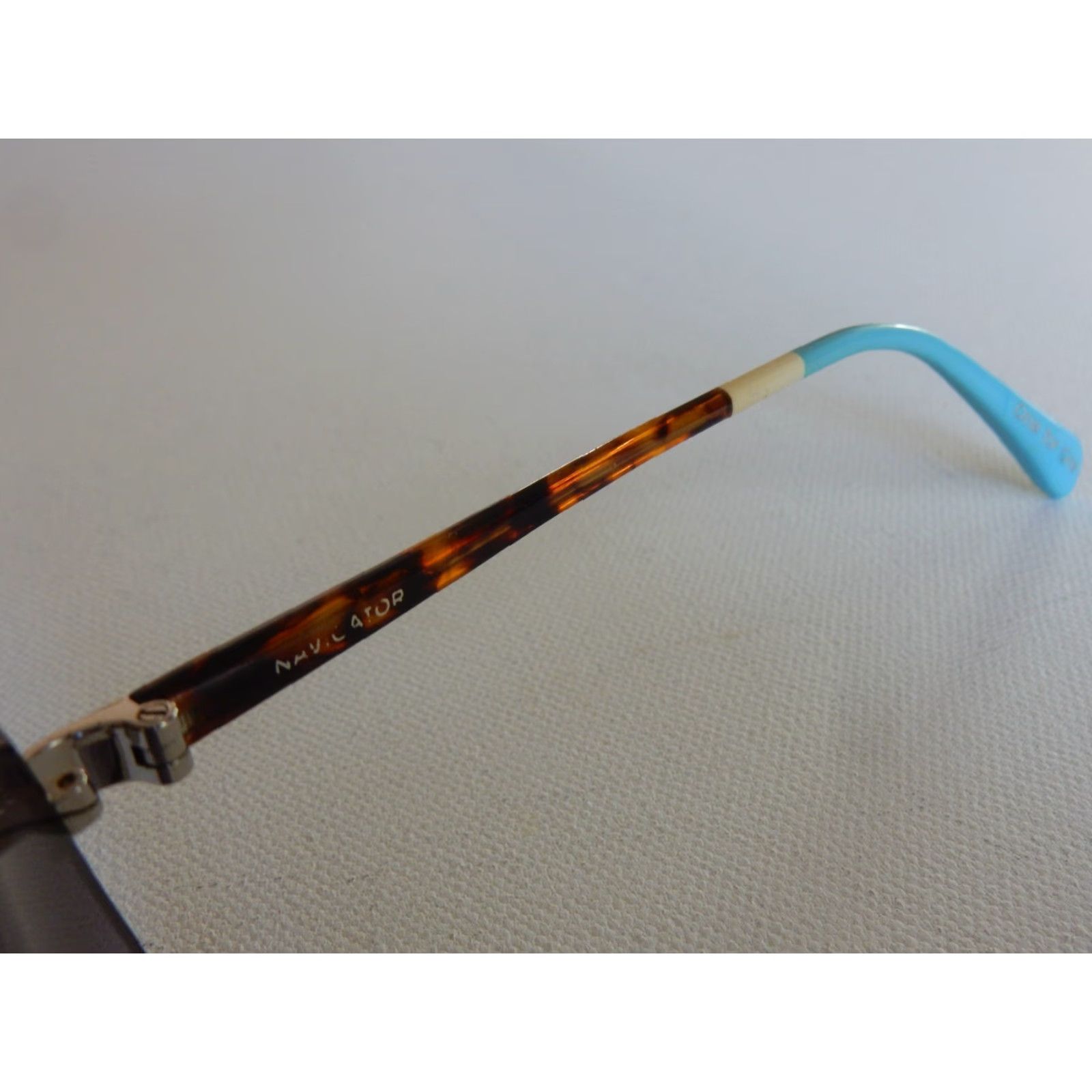 Vintage TOM'S Aviator Sunglasses 58[]14 130 Brown Scratched Lenses Unisex Adults Size ONE SIZE - 5 Thumbnail