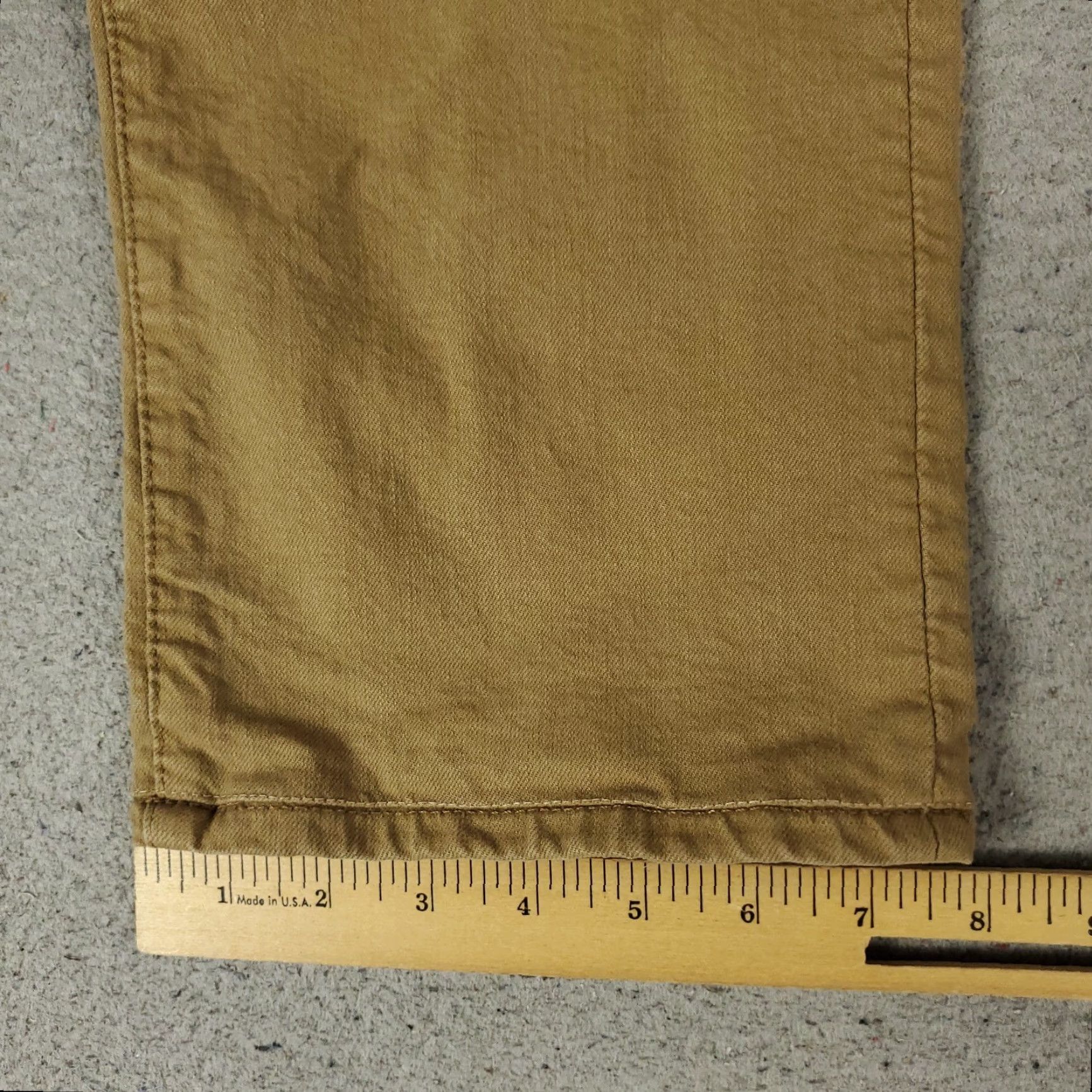 Polo Ralph Lauren Ralph Lauren Jeans Mens 35x27 Varick Slim Straight Leg Denim Pants Beige Brown cord Beige Size US 35 - 6 Thumbnail