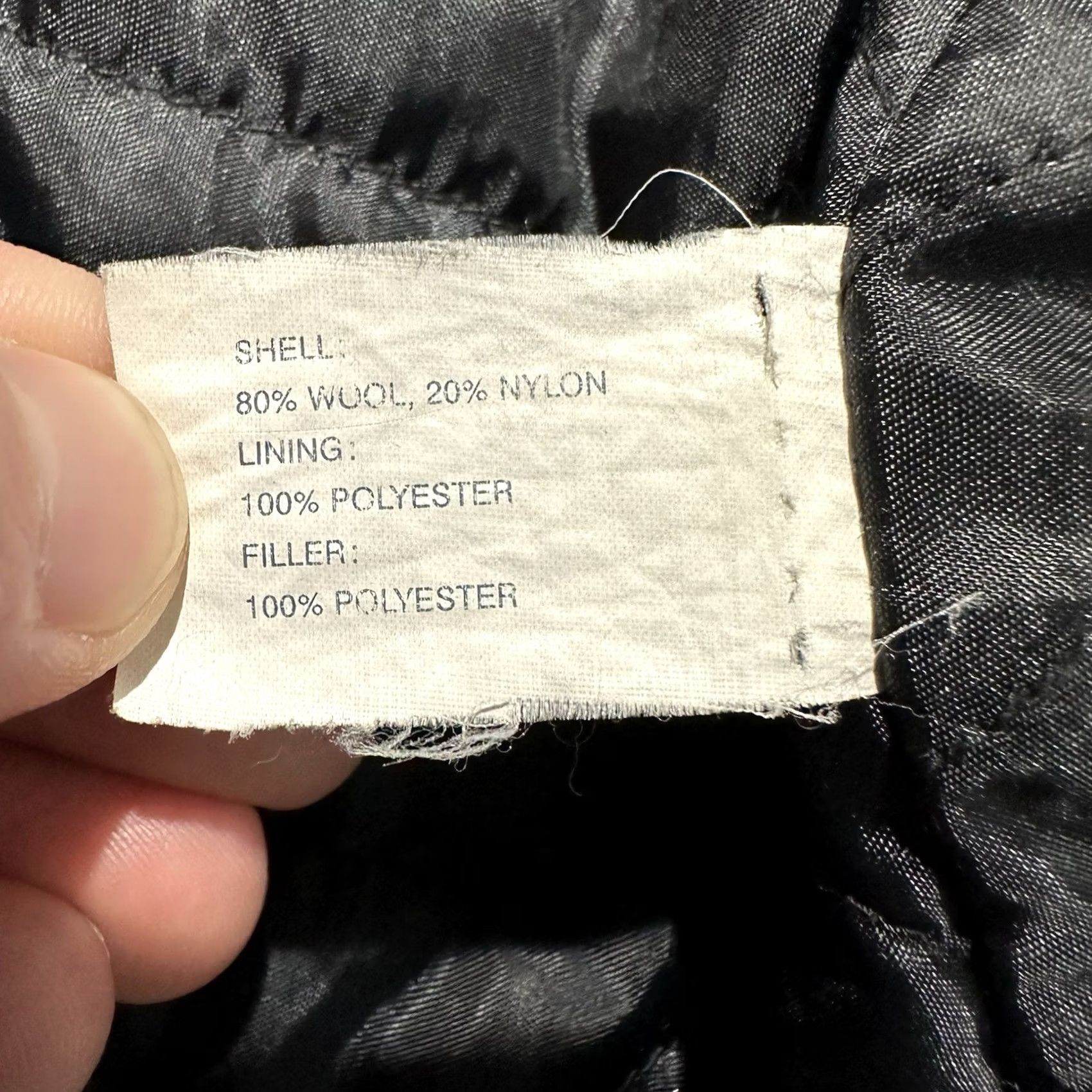 Gap VINTAGE Gap Bomber Jacket Men Small Black Wool Blend Quilted Lined Zip Pockets Full Zip Casual Winter 90s Style Mens Size US S / EU 44-46 / 1 - 6 Thumbnail
