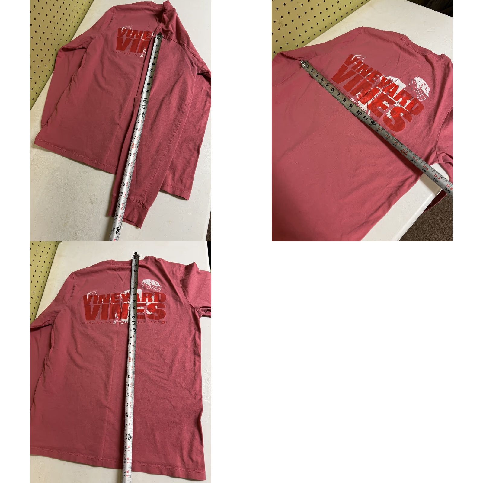 Vineyard Vines Vineyard Vines Men's Long Sleeve T-Shirt Pocket Crew Neck Nantucket Red Small Red Whale Graphic Nantucket Red Size US S / EU 44-46 / 1 - 8 Thumbnail
