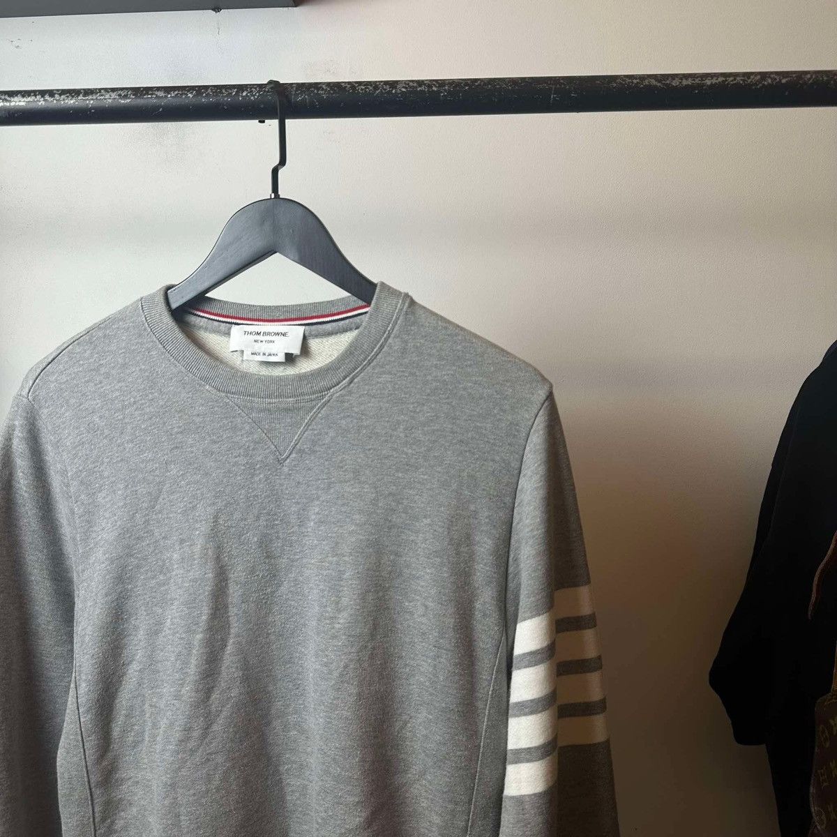 Thom Browne THOM BROWNE 4BAR SWEATER Size US L / EU 52-54 / 3 - 3 Thumbnail