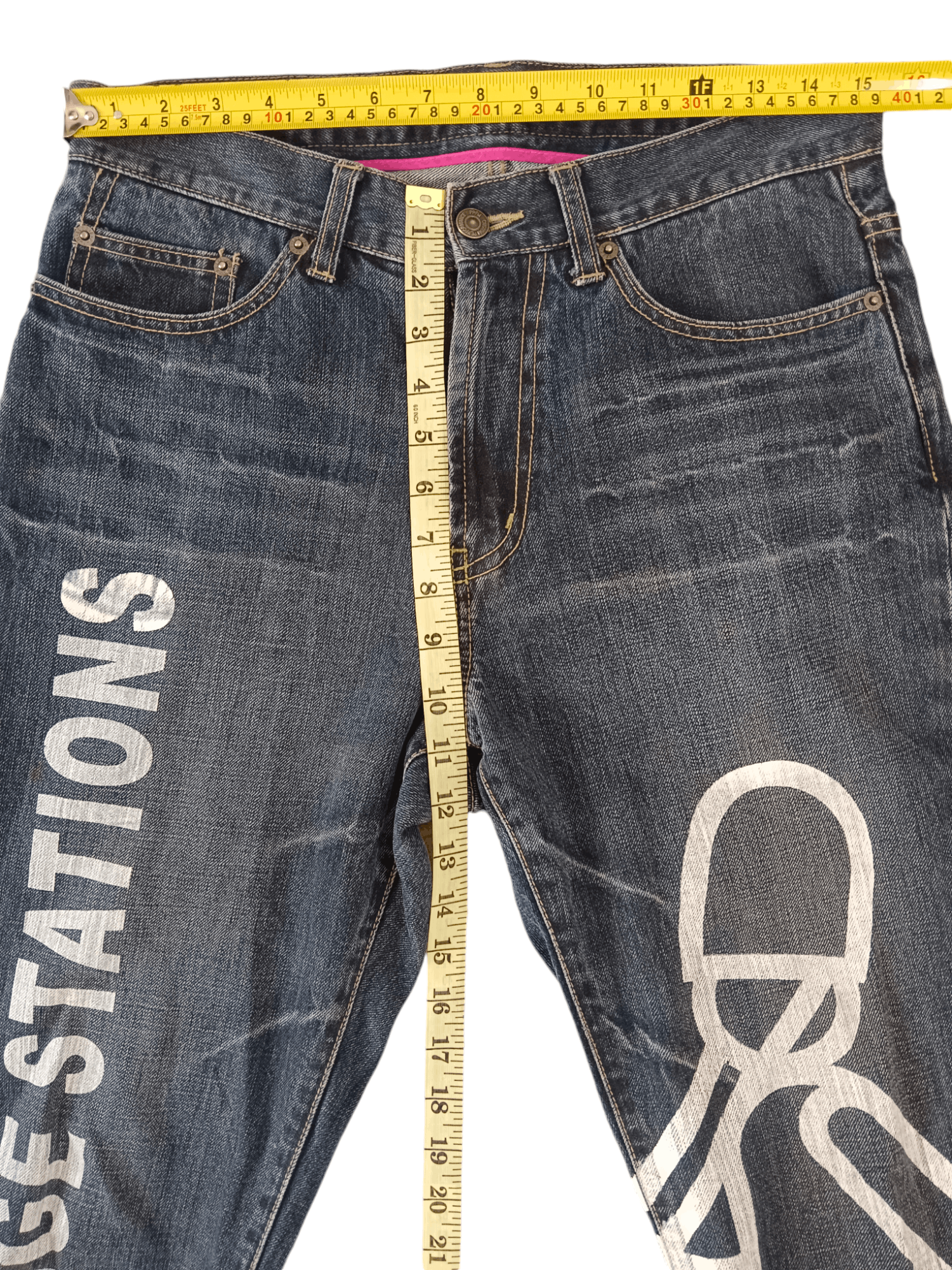 PPFM PPFM Seditionaries Printed Denim Size US 31 - 4 Thumbnail