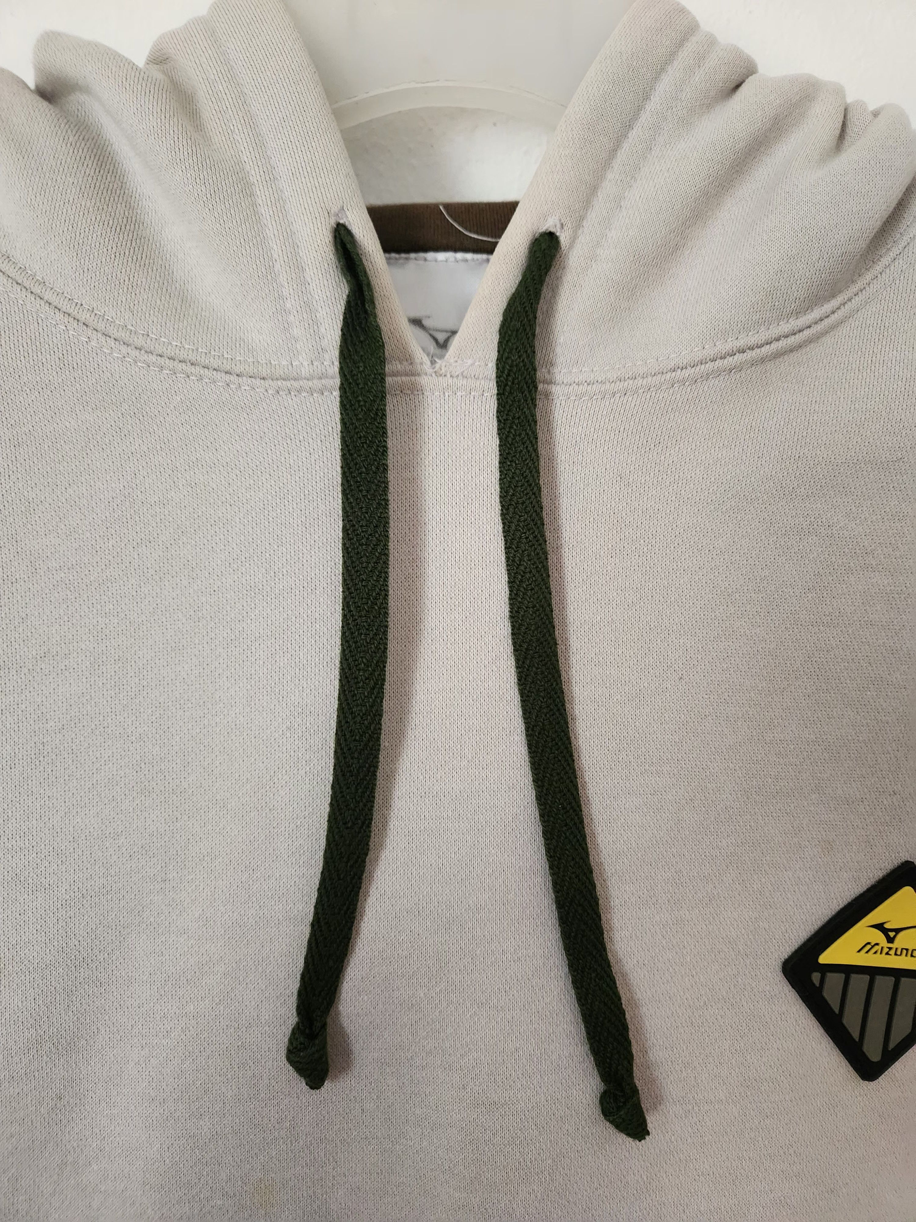 Mizuno Mizuno vintage hoodie cream Size US XL / EU 56 / 4 - 4 Thumbnail