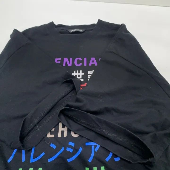 Balenciaga Balenciaga Balenciaga Multilingual Print Short Sleeve TShi Size US M / EU 48-50 / 2 - 8 Thumbnail