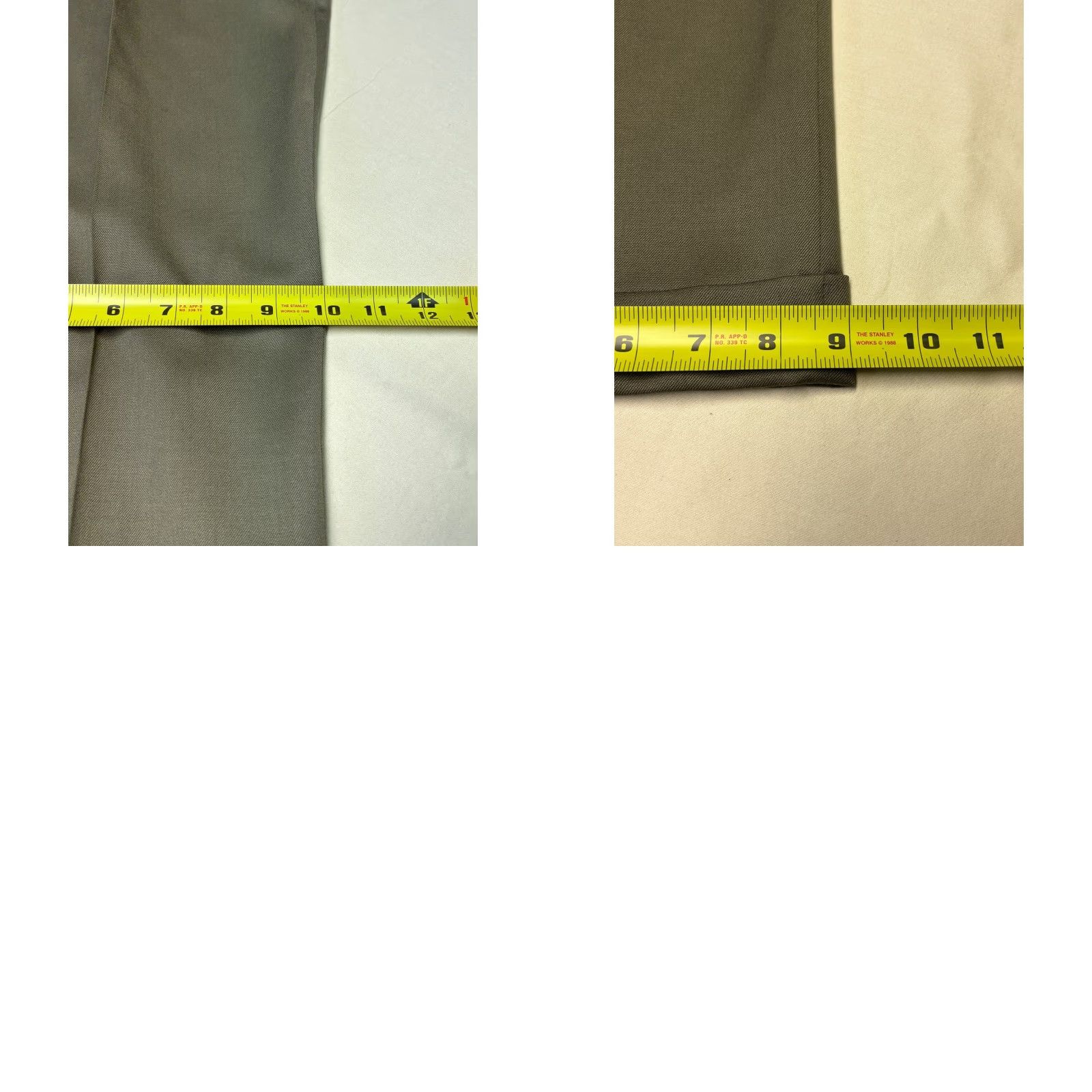 Brooks Brothers Brooks Brothers 346 Dress Pants Wool Olive Green 36x29 Mens Pleated Cuffed Trousers Formal Workwear Size US 36 / EU 52 - 9 Thumbnail
