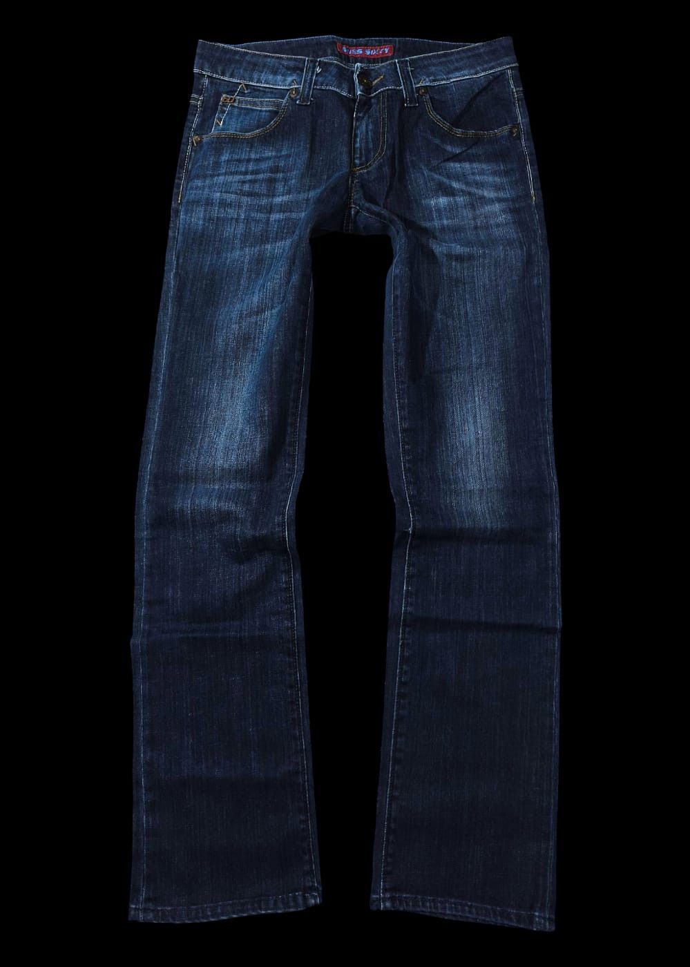 Miss Sixty lowrise y2k miss sixty italy blue faded wash jeans Size 31" - 3 Thumbnail
