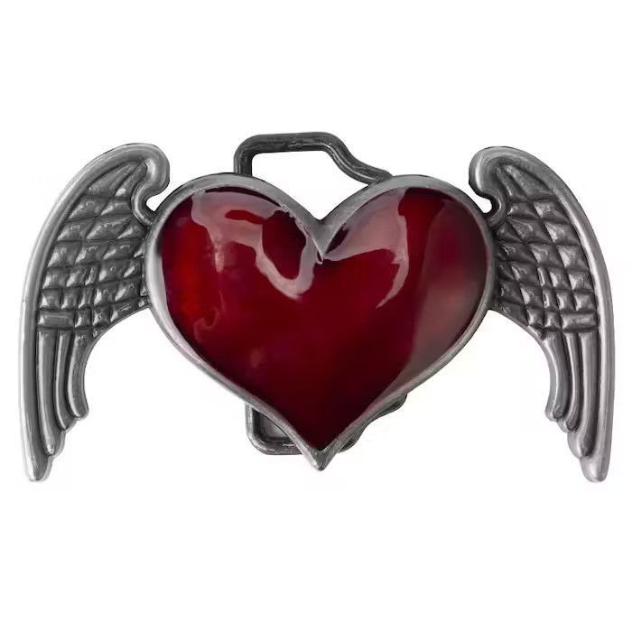 Other Red Angel Heart belt buckle ( no belt ) Size ONE SIZE - 2 Thumbnail