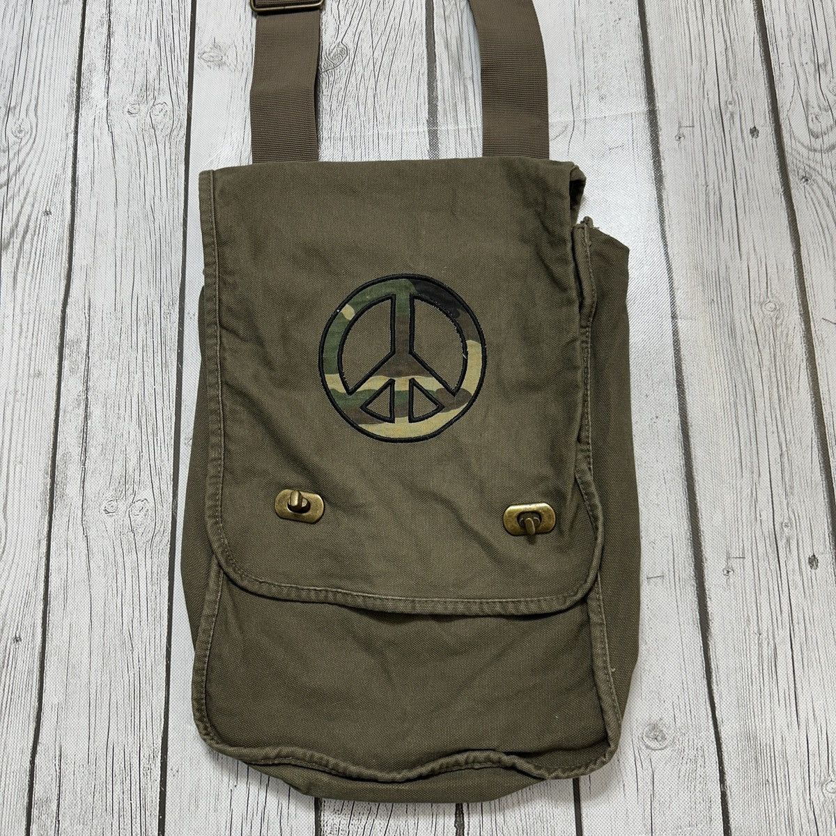 Authentic Pigment × Vintage Vintage Peace bag Size ONE SIZE - 3 Thumbnail