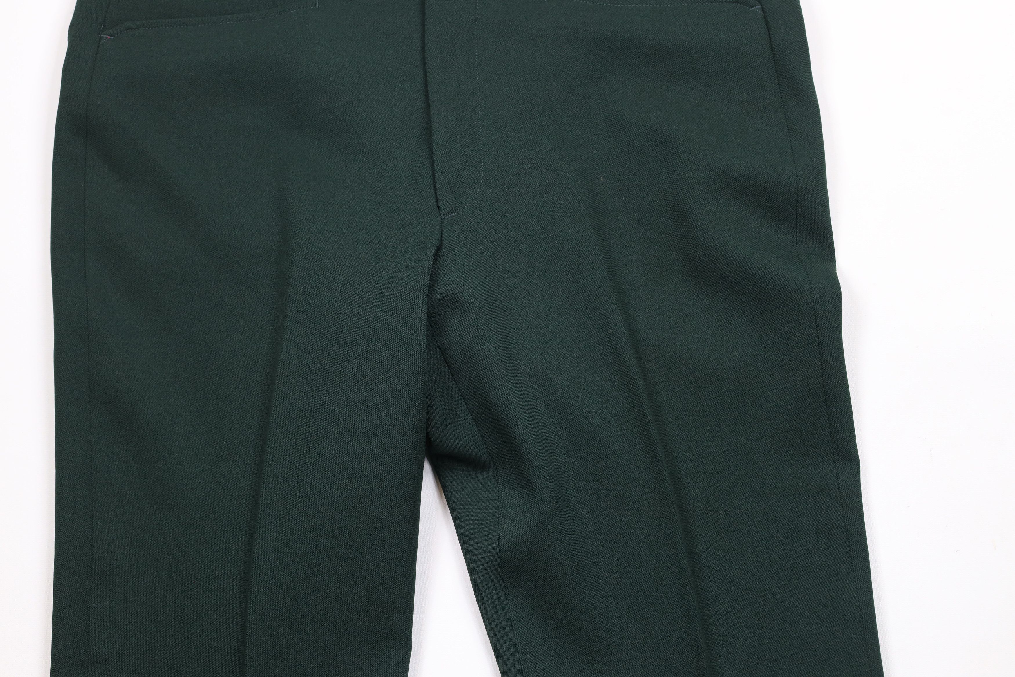 Vintage Vintage 70s Streetwear Bell Bottoms Chino Pants Green USA Size US 40 / EU 56 - 3 Thumbnail