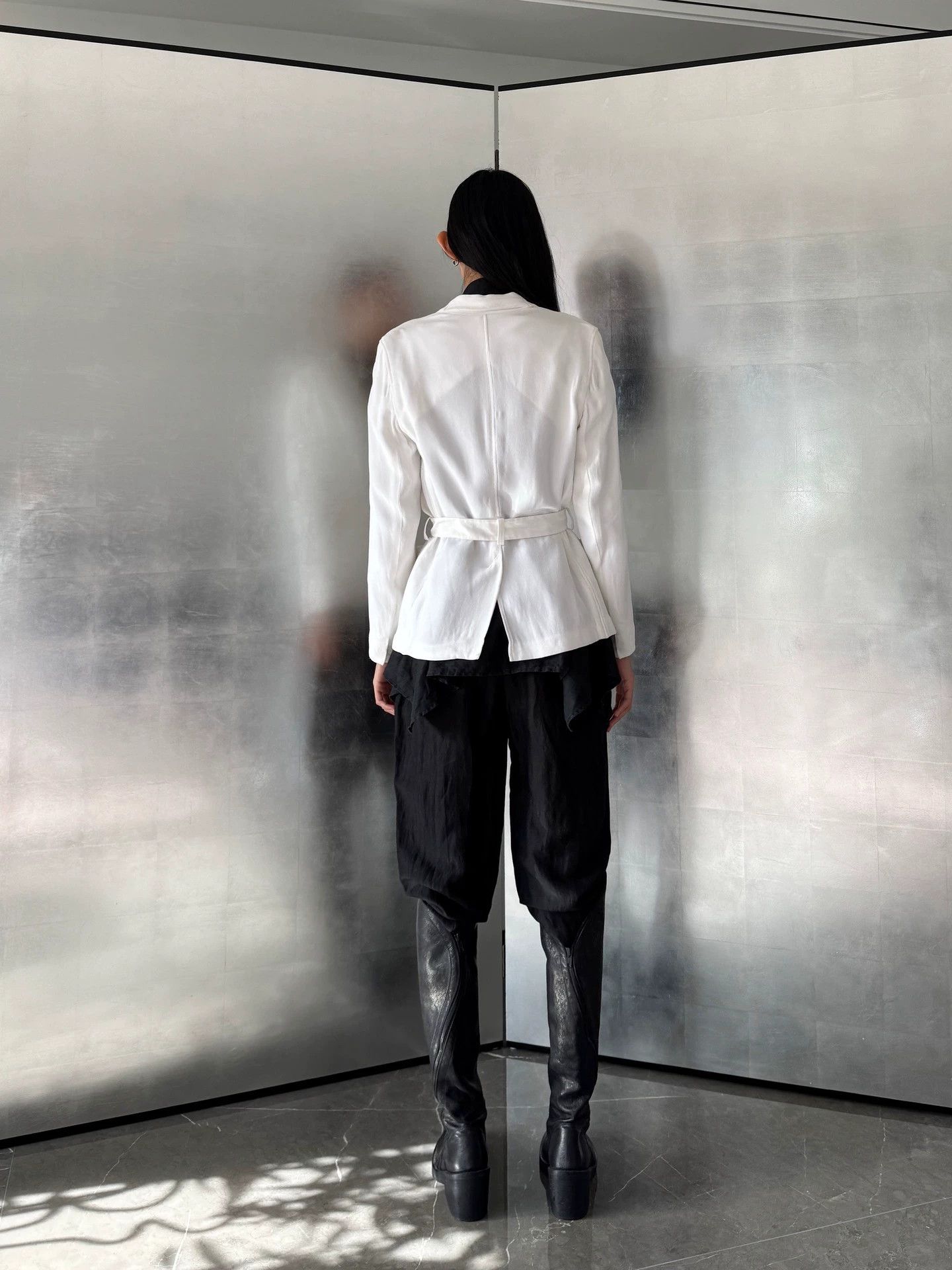Helmut Lang Helmut Lang Vintage Archive Waist Cinched Blazer Size0 US Size XS / US 0-2 / IT 36-38 - 9 Thumbnail